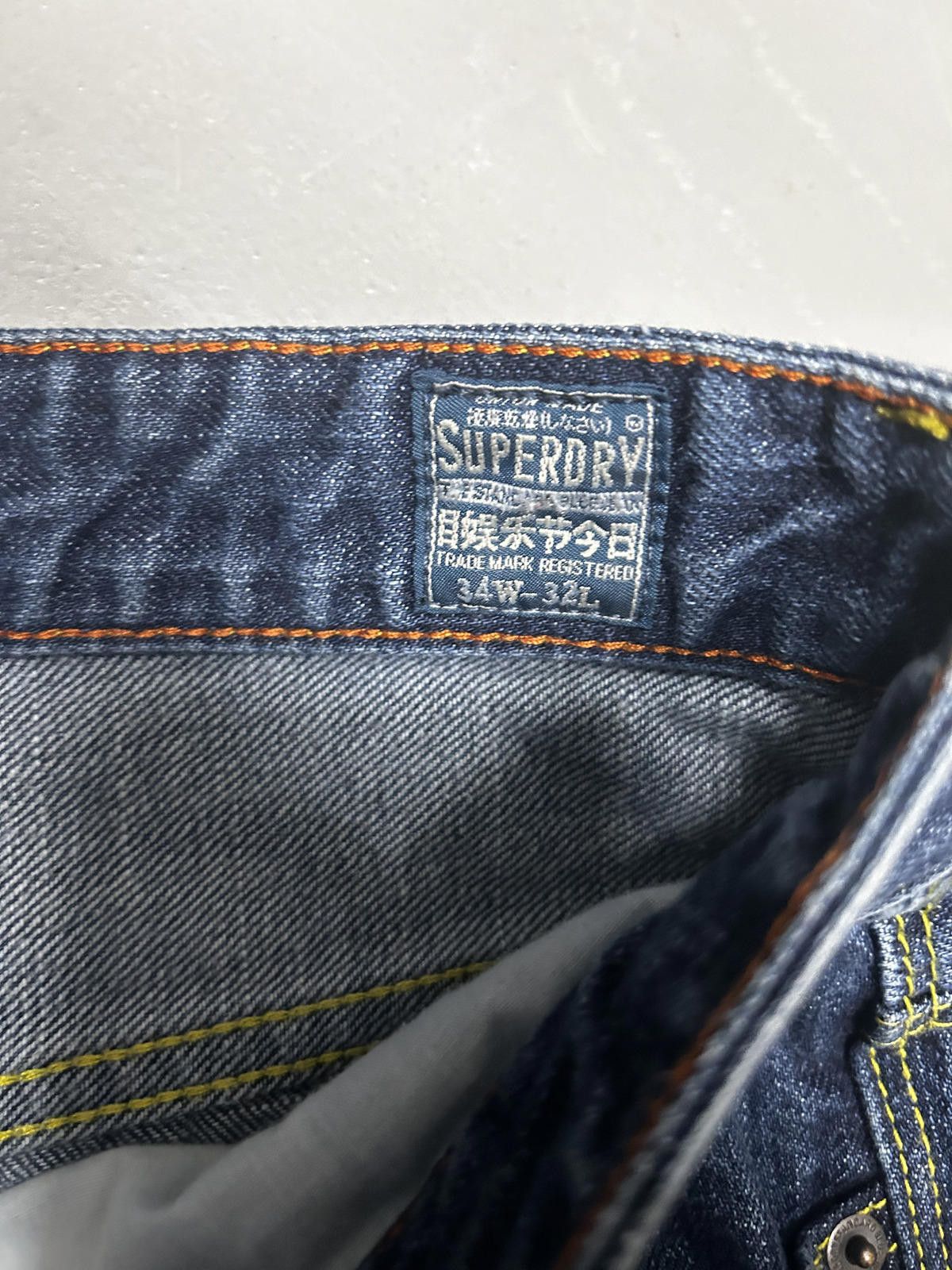 Superdry Superdry The Standard Blue Jeans - Classic Fit Size US 34 / EU 50 - 4 Thumbnail
