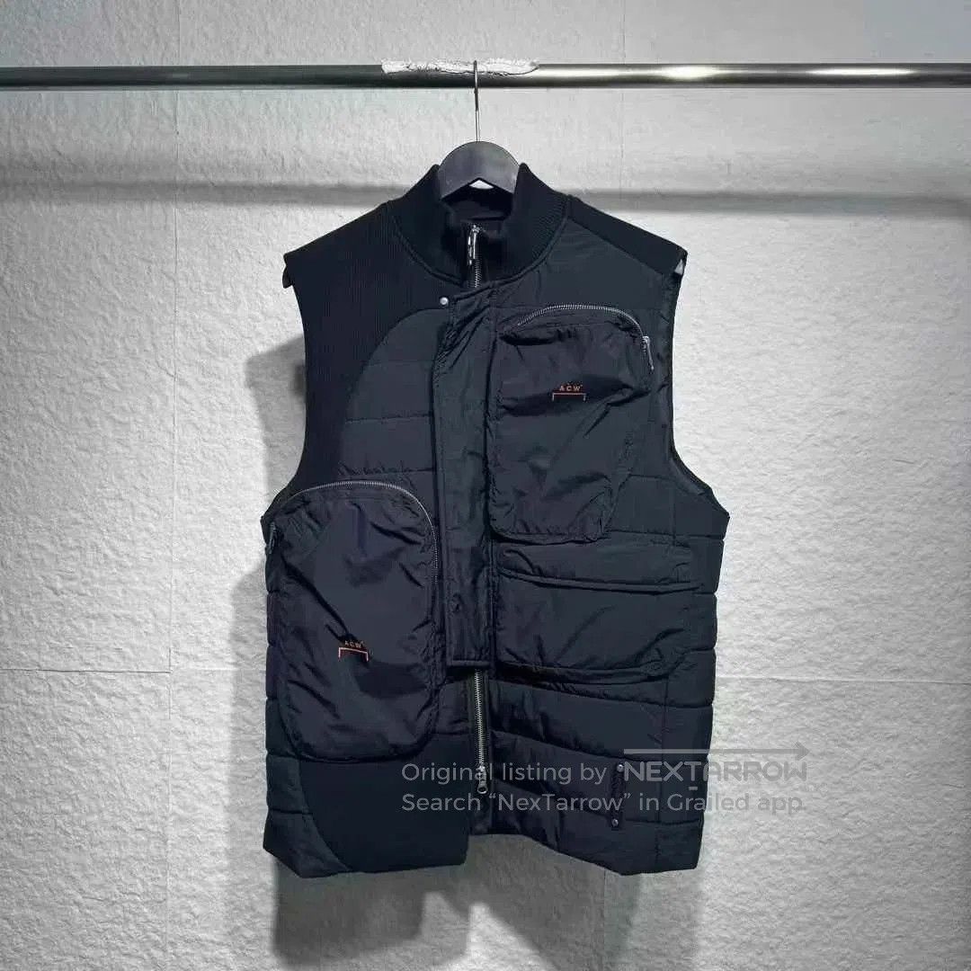 A-COLD-WALL* A-COLD-WALL* SS23 Logo Print Asymmetric Black Vest. Size US XL / EU 56 / 4 - 1 Thumbnail