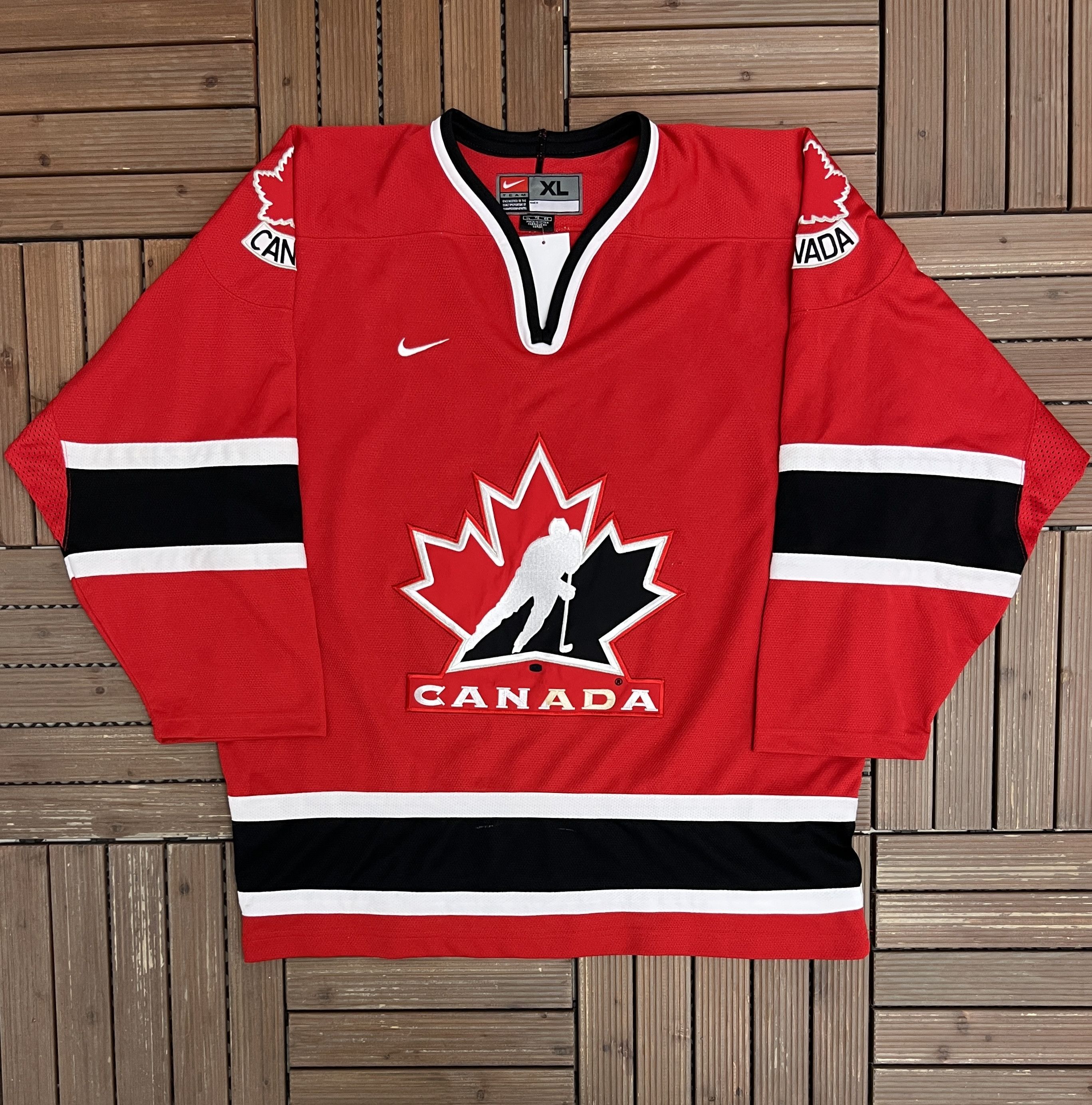 Chandail De Hockey Vintage Alpha Sportswear Canada - Blanc #20 (Homme XL)