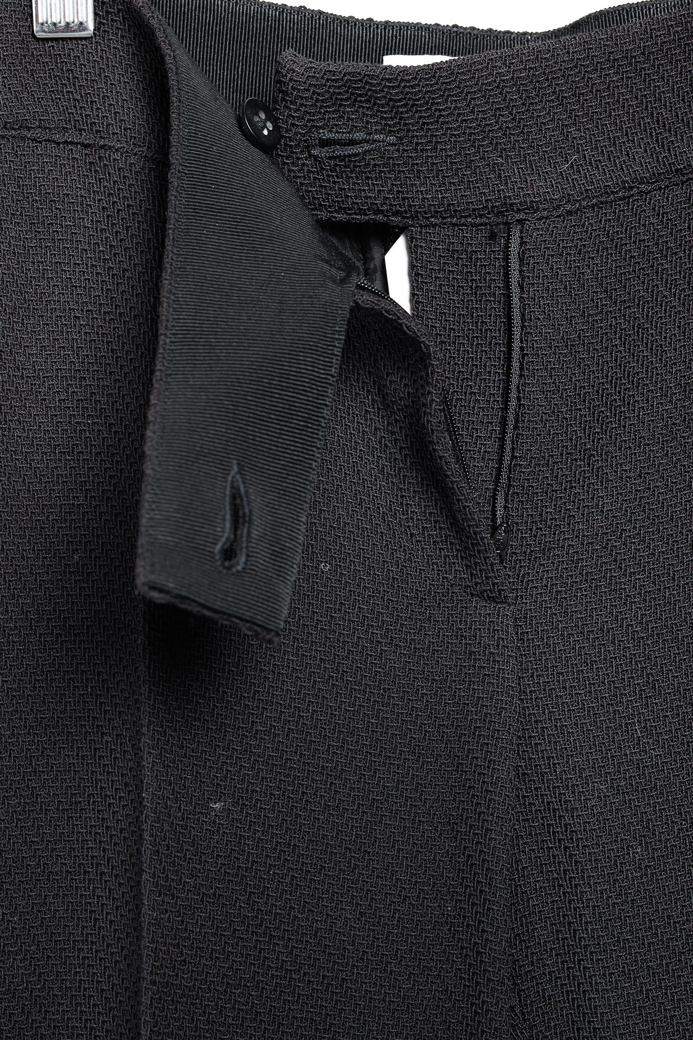 Emporio Armani Emporio Armani Black Wide-Leg Trousers Size 28" / US 6 / IT 42 - 8 Thumbnail