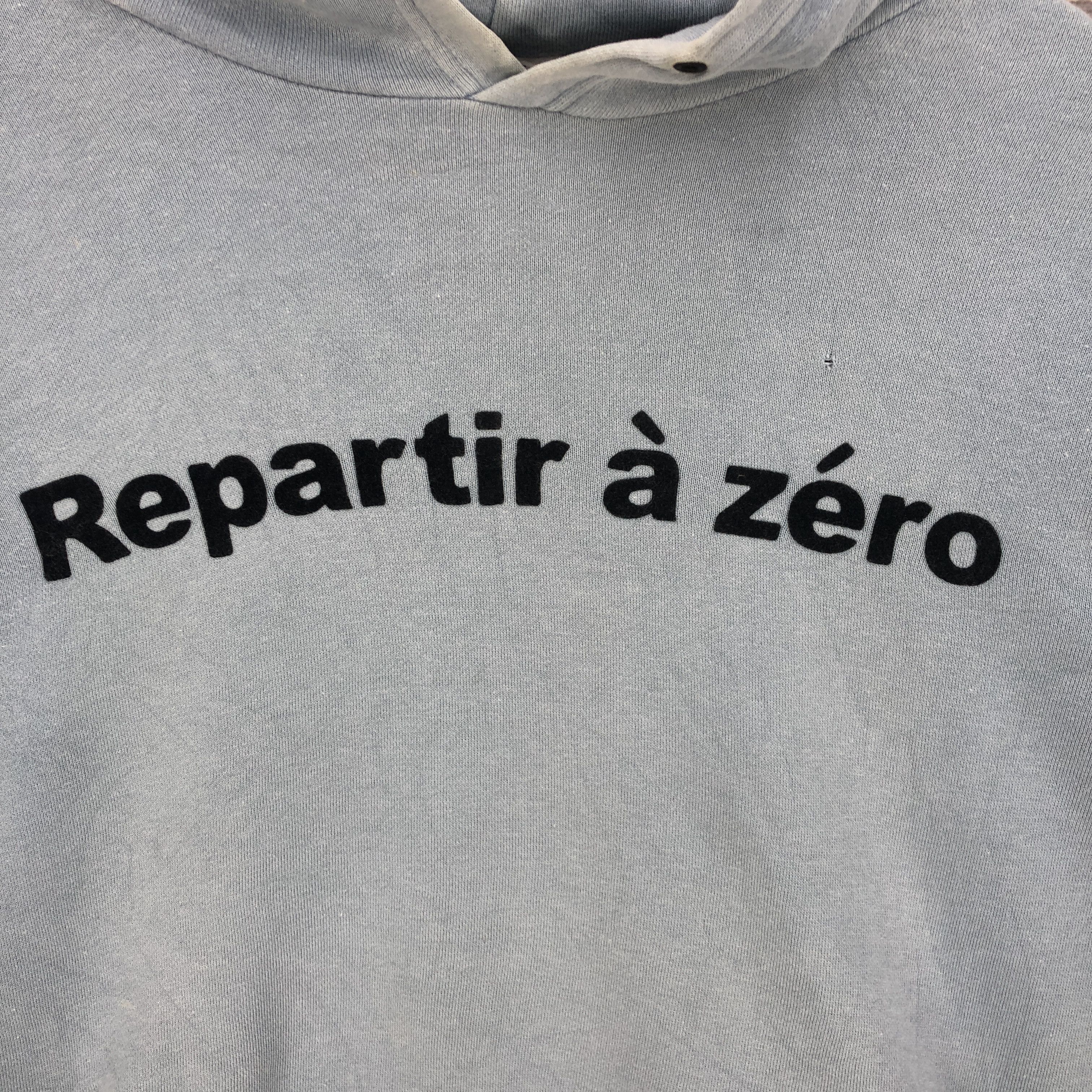 Japanese Brand × Vintage Vintage 90s Repartir a Zero Sweater Hoodie Sweatshirt Size US L / EU 52-54 / 3 - 8 Thumbnail
