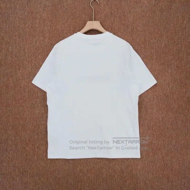 Burberry Burberry White Embroidered Logo Short Sleeve T. Size US L / EU 52-54 / 3 - 2 Thumbnail