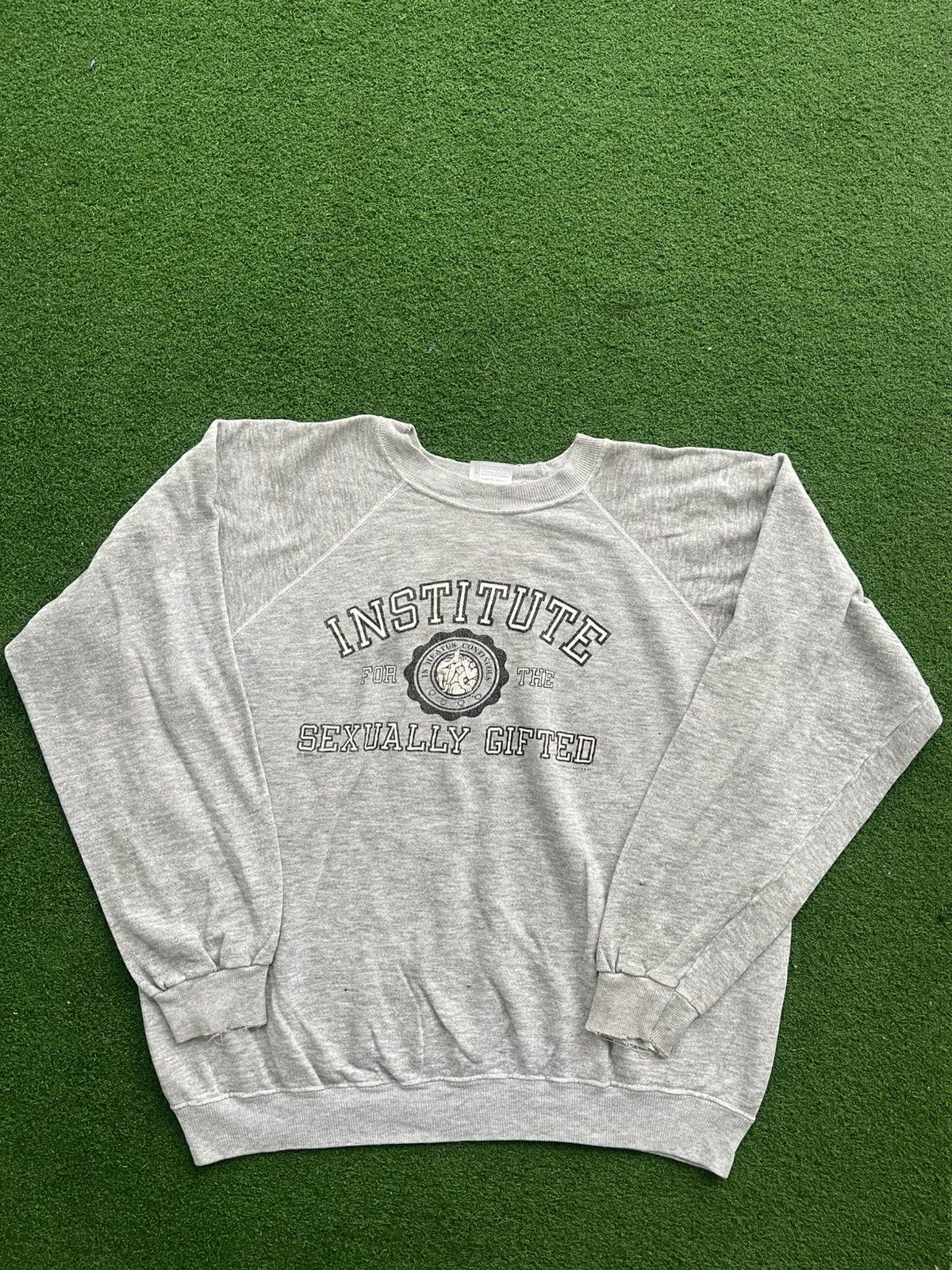 Hanes × Vintage VINTAGE HANES 80S INSTITUTE SEXUALLY GIFTED TEE VERY RARE Size US XL / EU 56 / 4 - 1 Thumbnail