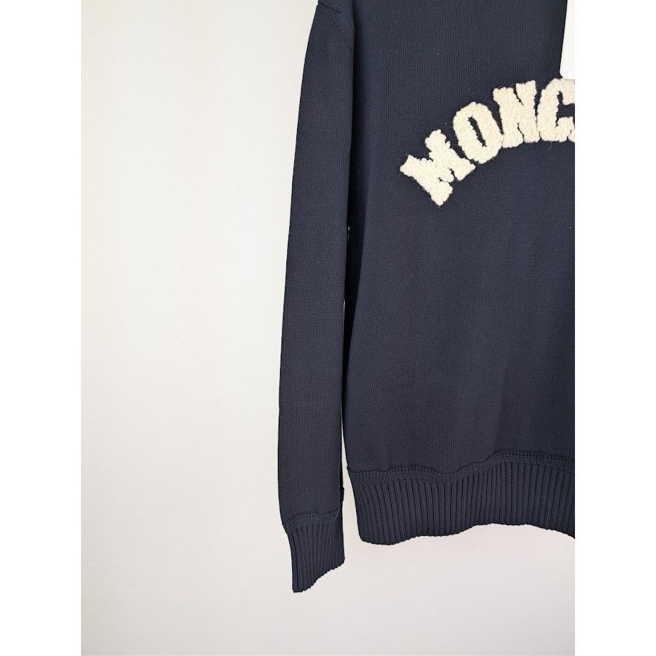 Moncler o1rshd1 Girocollo Tricot Sweater in Navy Size US XXL / EU 58 / 5 - 6 Thumbnail