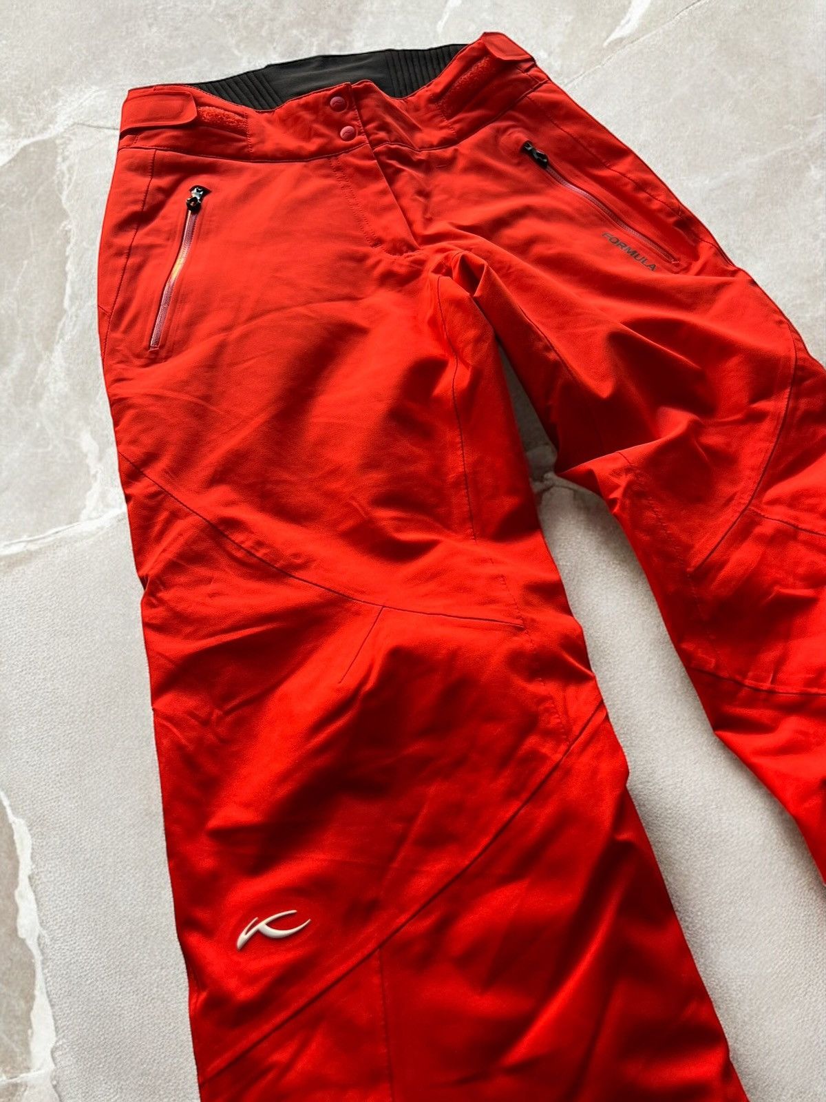 KJUS KJUS SKI PANTS NYLON RED MOUNTAINS WATERPROOF M SIZE Y2K Size US 32 / EU 48 - 2 Thumbnail