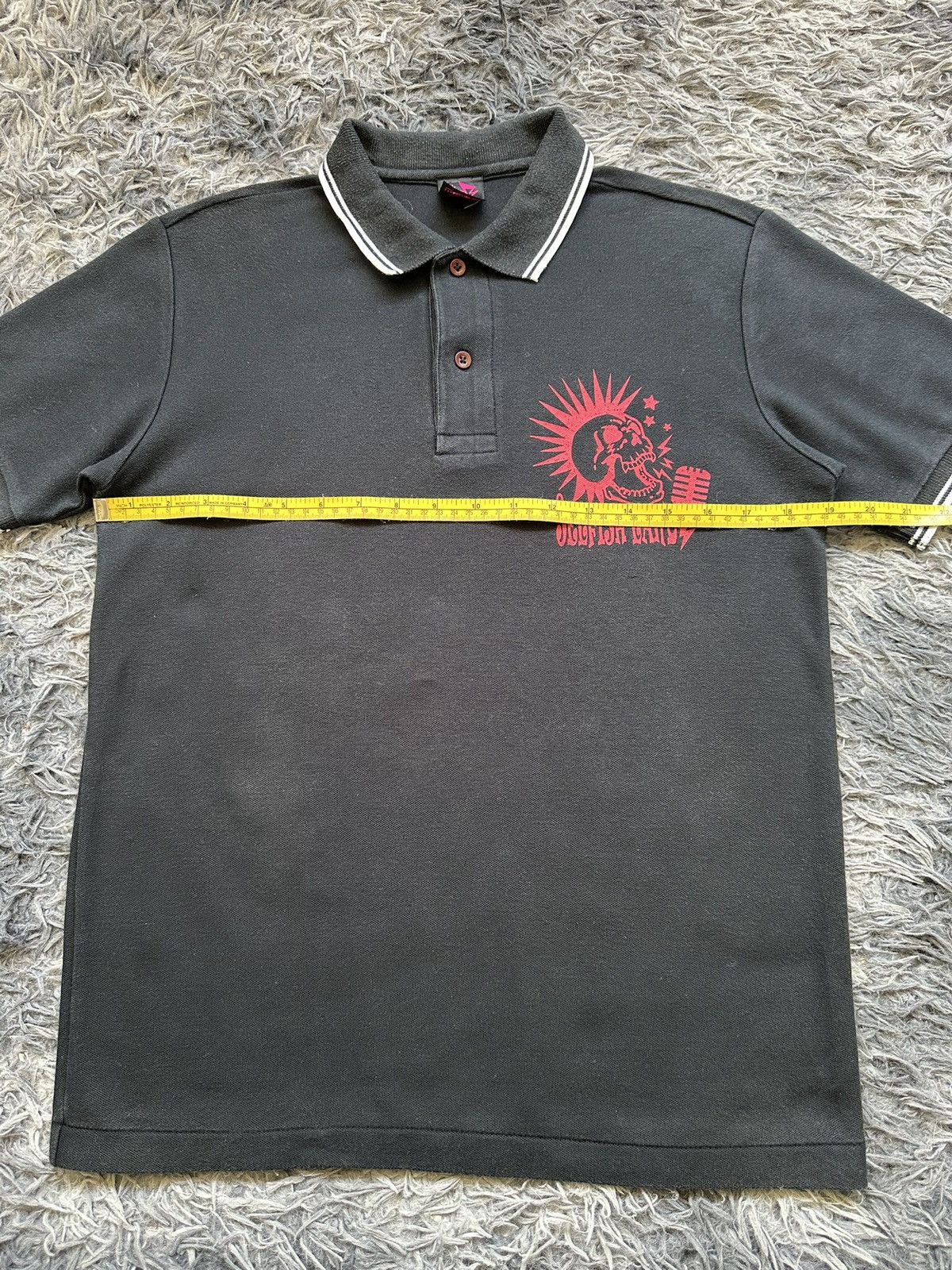 Mari's Rock 00's Selfish Land Harajuku punk polo tee Size US M / EU 48-50 / 2 - 6 Thumbnail