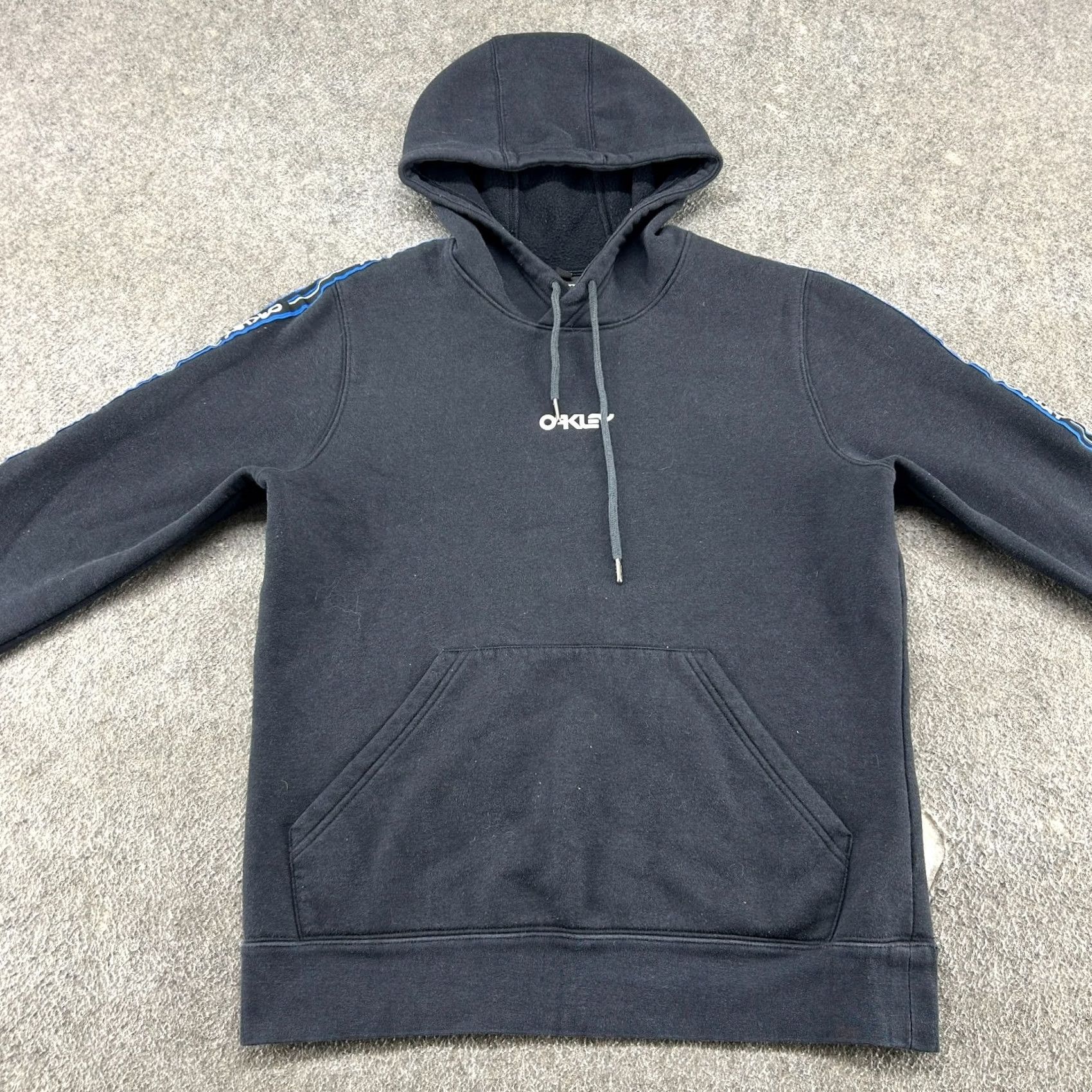 Oakley Oakley Hoodie Mens M Black Pullover Fleece Drawstring Logo Crew Neck Streetwear Winter Regular Size US M / EU 48-50 / 2 - 3 Thumbnail