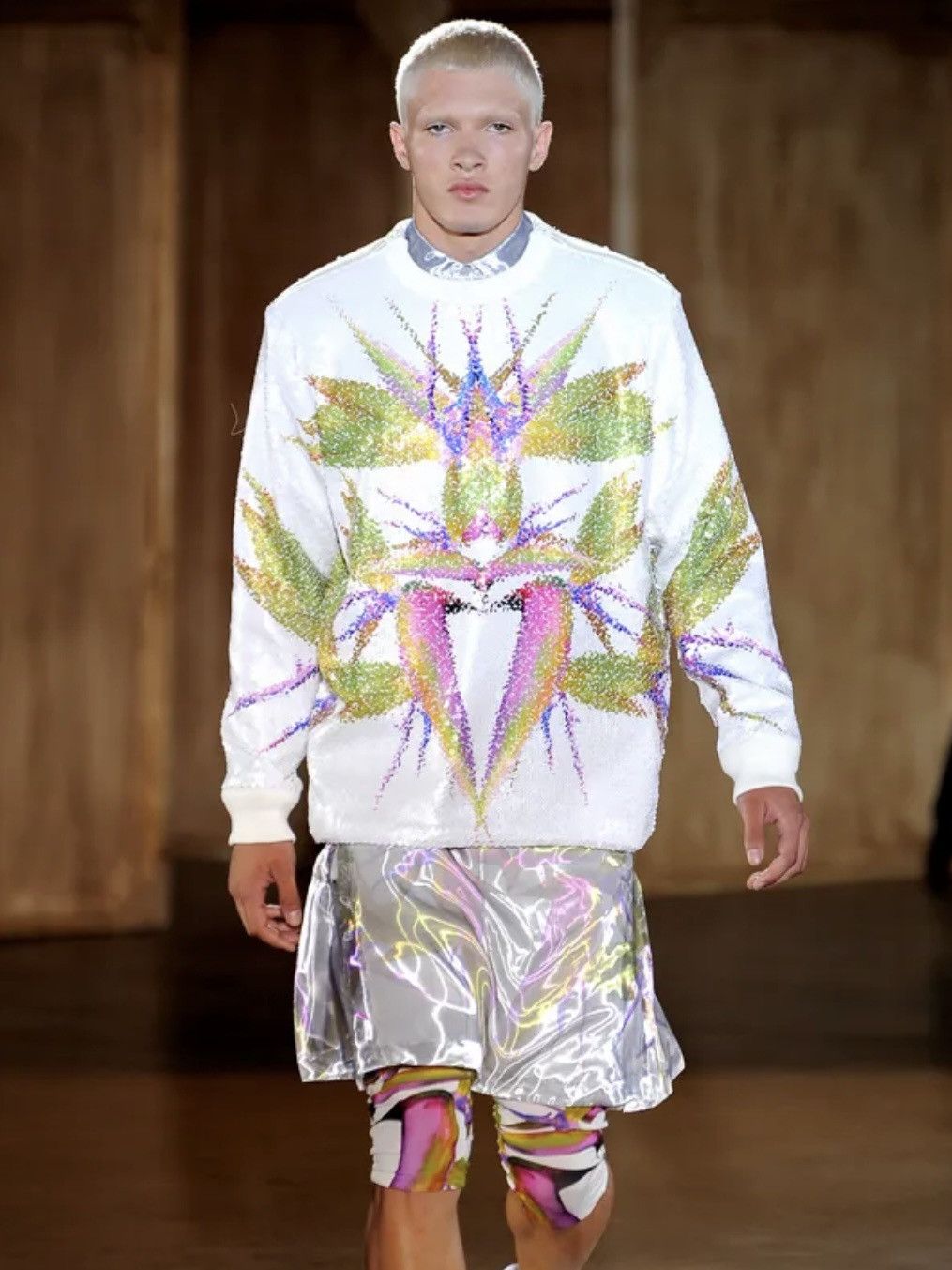 Givenchy S/S 12 Birds of Paradise Leggings Size US 30 / EU 46 - 2 Thumbnail