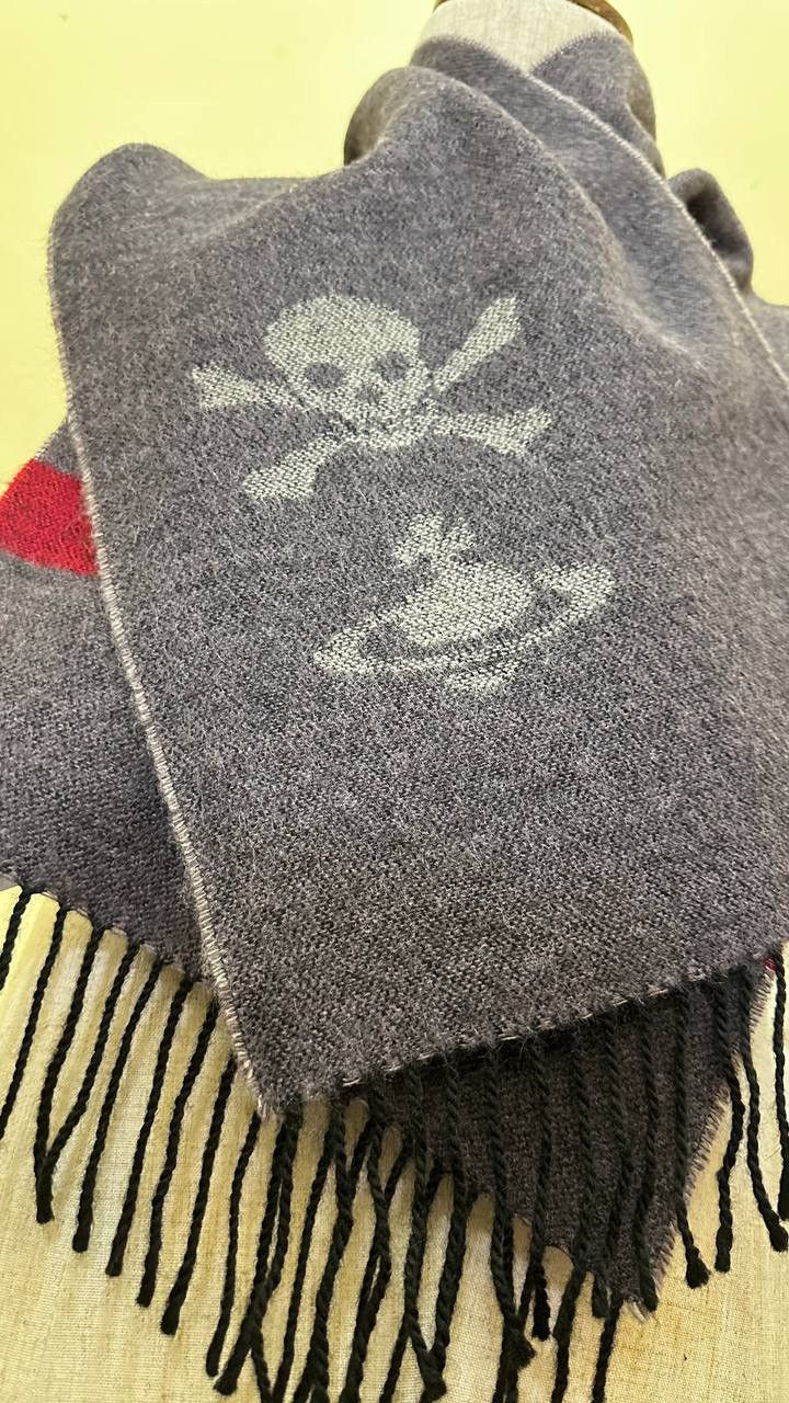 Vivienne Westwood Vivienne Westwood SKULL ORB Scarf / Muffler Size ONE SIZE - 3 Thumbnail