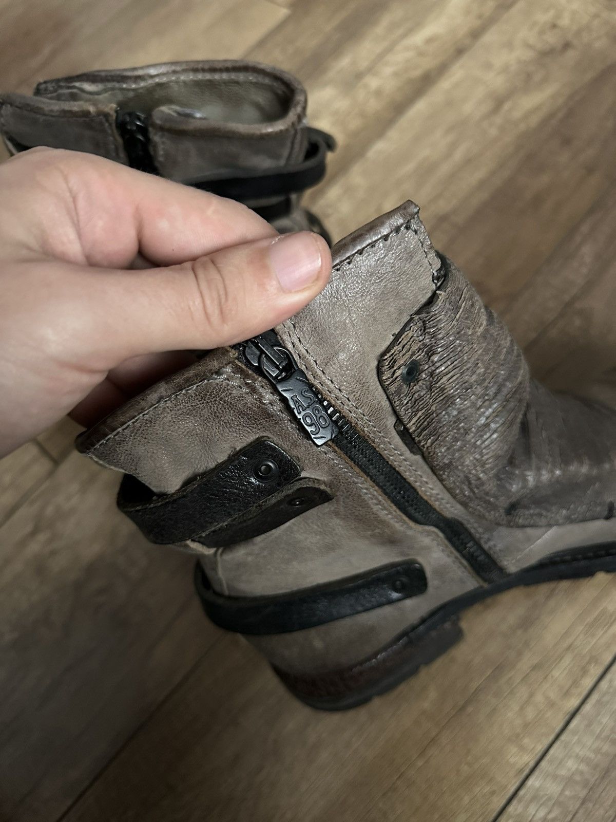 A.S.98 AS 98 Airstep Leather Boots High Top Avant Garde Size US 7 / EU 40 - 16 Thumbnail