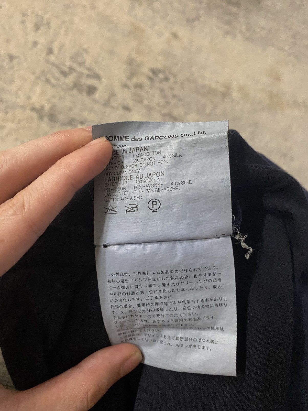 Comme des Garcons Comme Des Garcons Homme - AD2005 Inside Out Tee Size US M / EU 48-50 / 2 - 7 Thumbnail
