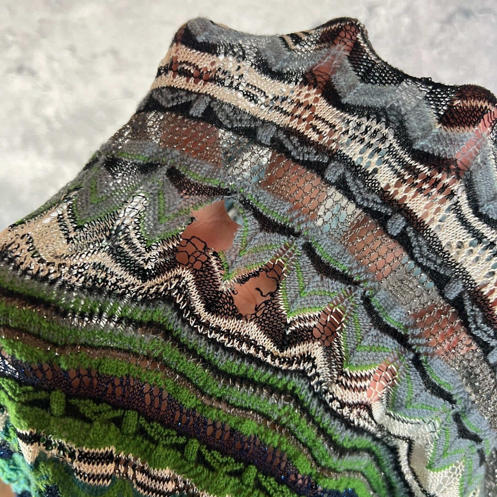 Missoni Missoni Vest Sweater Women's Size M Multicolor Sleeveless ` Size M / US 6-8 / IT 42-44 - 10 Thumbnail