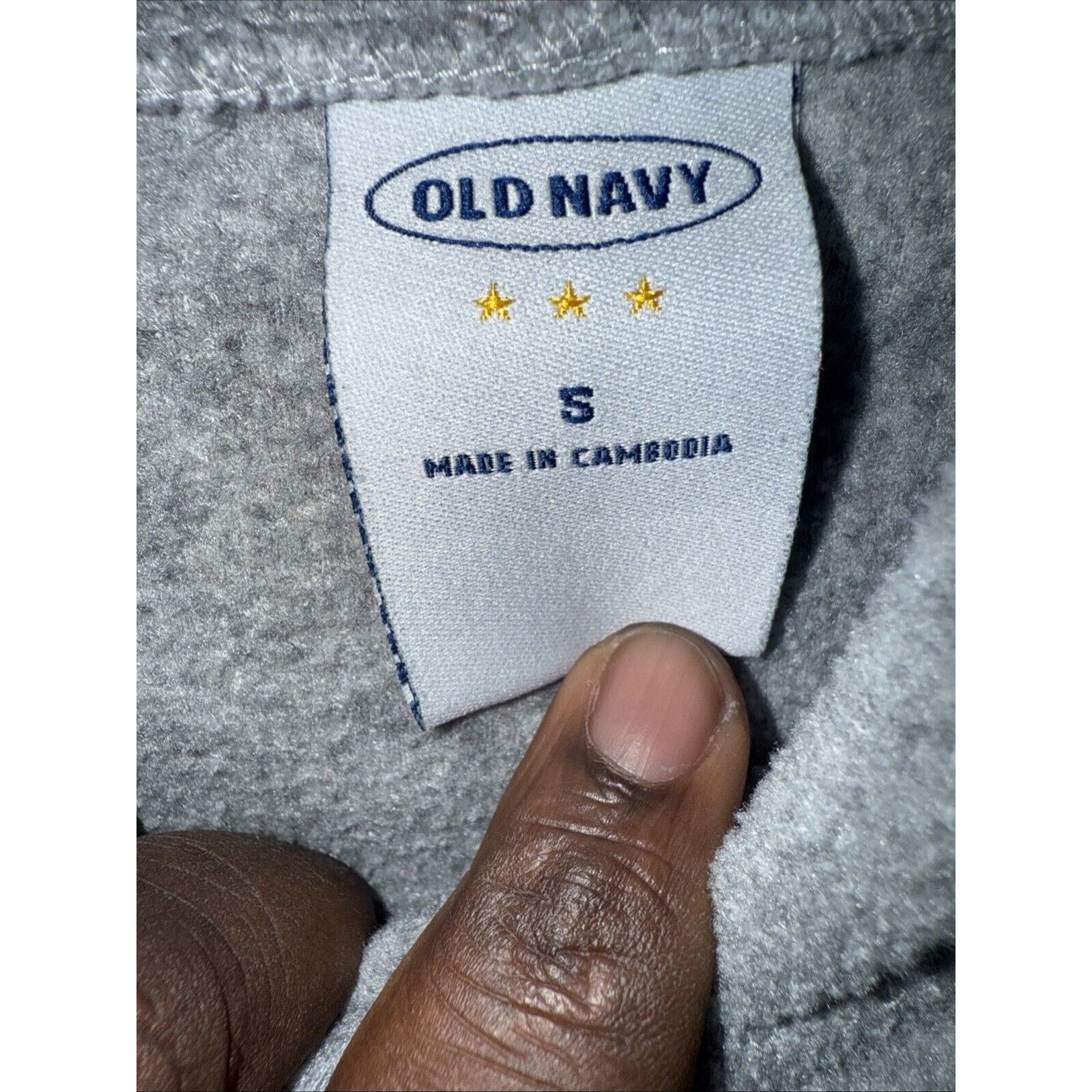 Old Navy Old Navy Fleece Hooded Sweatshirt Pullover Jacket Mens Small Size US S / EU 44-46 / 1 - 4 Thumbnail