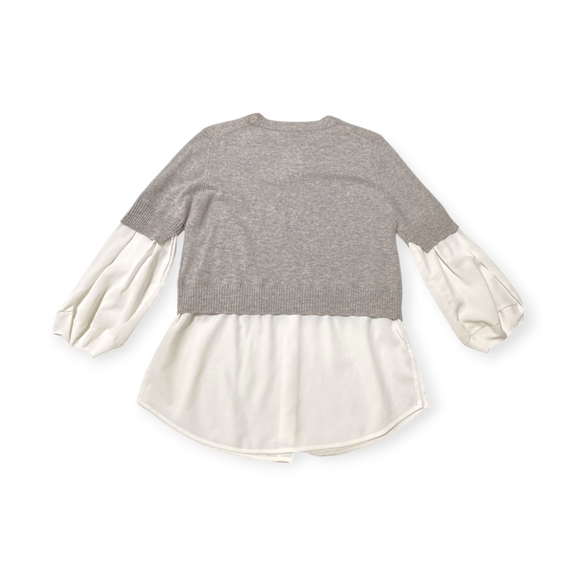 Brochu Walker BROCHU WALKER The Ebella Layered Crew Sweater Size M, Gray/ Size M / US 6-8 / IT 42-44 - 5 Thumbnail