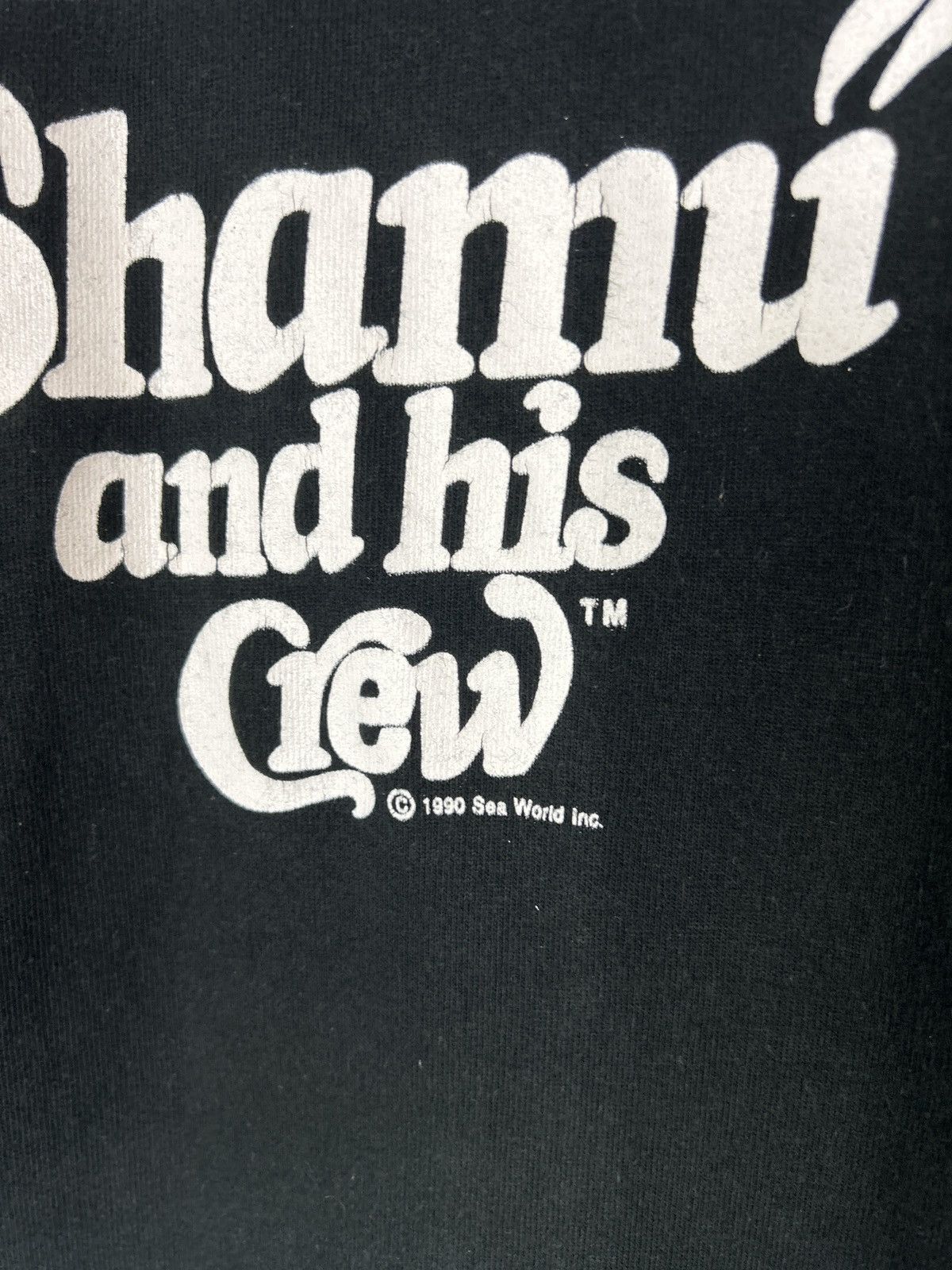 Vintage Vintage 1990 Shamu and his Crew All Over Print Promo Tes Size US L / EU 52-54 / 3 - 4 Thumbnail