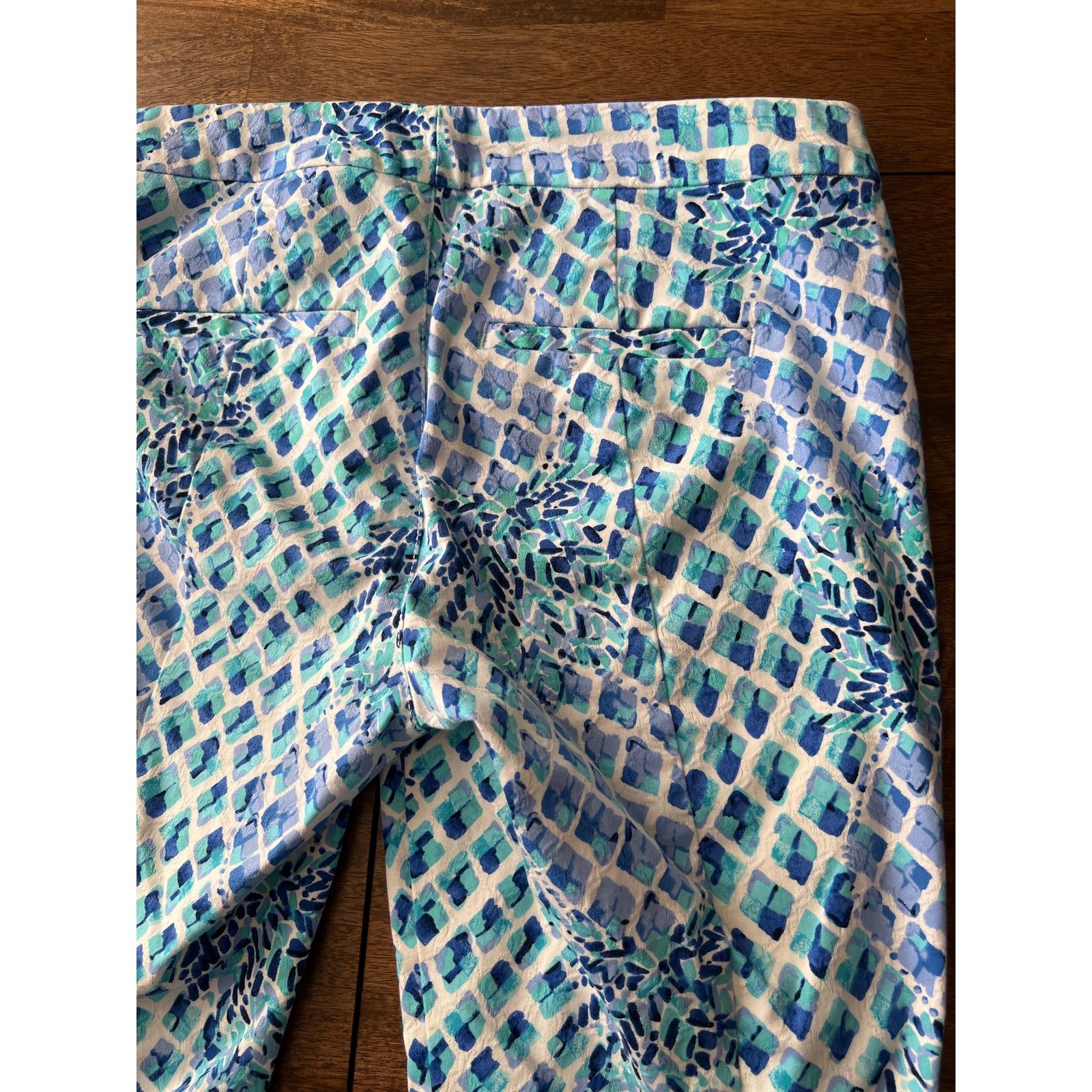 Lilly Pulitzer Lilly Pulitzer Kelly Skinny Ankle Pineapple Pants Size 6 Size 28" / US 6 / IT 42 - 6 Thumbnail