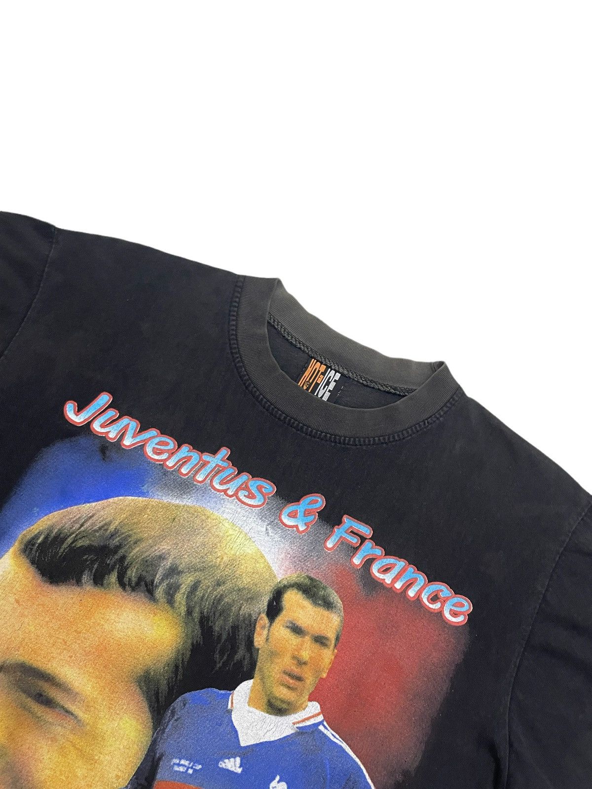 Vintage Vintage Bootleg 90s Zinedine Zidane Juventus & France Shirt Size US L / EU 52-54 / 3 - 3 Thumbnail
