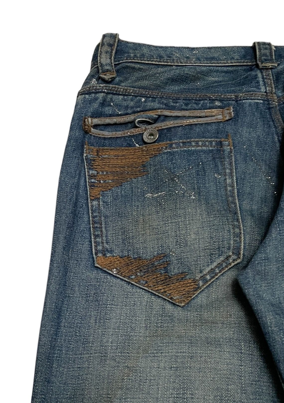If Six Was Nine Very Rare Design Vintage Brand Nicole Club Jeans 1990s Size US 30 / EU 46 - 5 Thumbnail