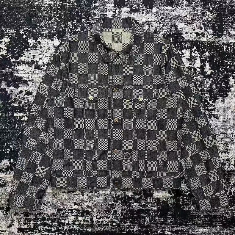 Louis Vuitton Louis Vuitton Checkered Denim Jacket Size US L / EU 52-54 / 3 - 1 Thumbnail