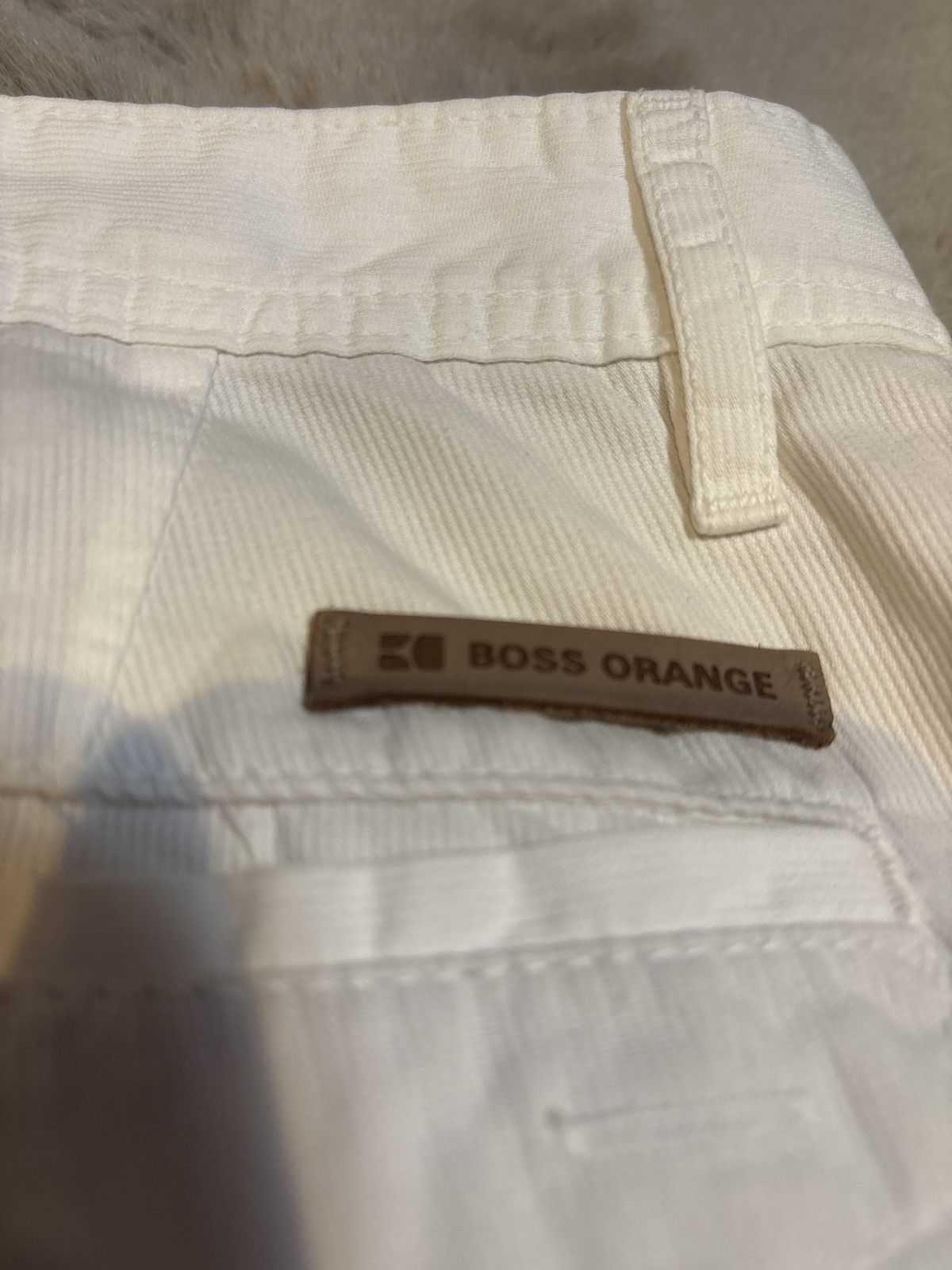 Other Boss Orange Regular Fit White Shorts Men’s Size Size US 36 / EU 52 - 5 Thumbnail