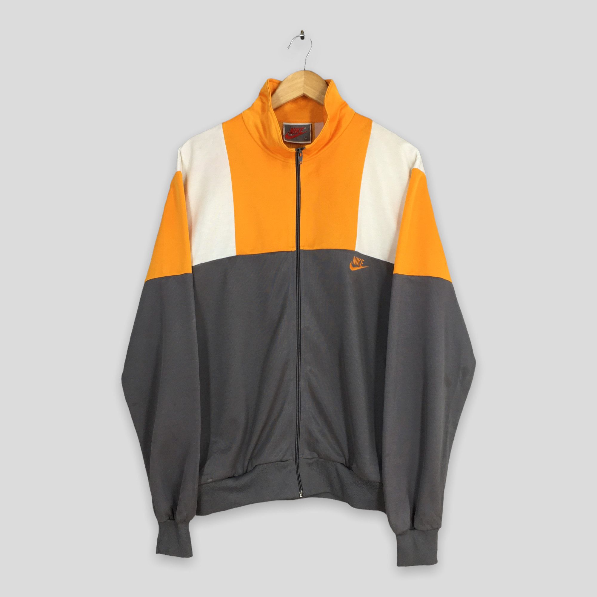 Vintage 90's Nike Swoosh Training Jacket Multicolor Large