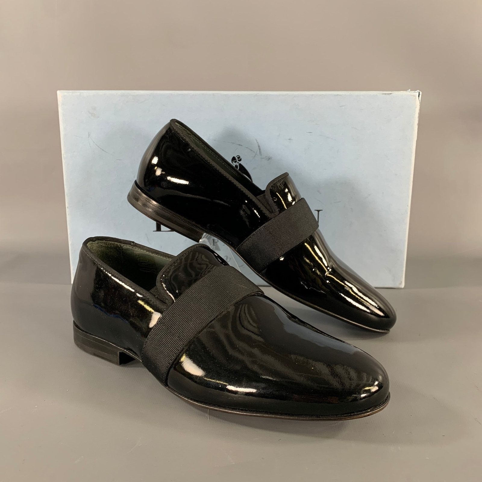 Lanvin LANVIN Size 6 Black Patent Leather Slip On Loafers Size US 6 / EU 39 - 9 Thumbnail