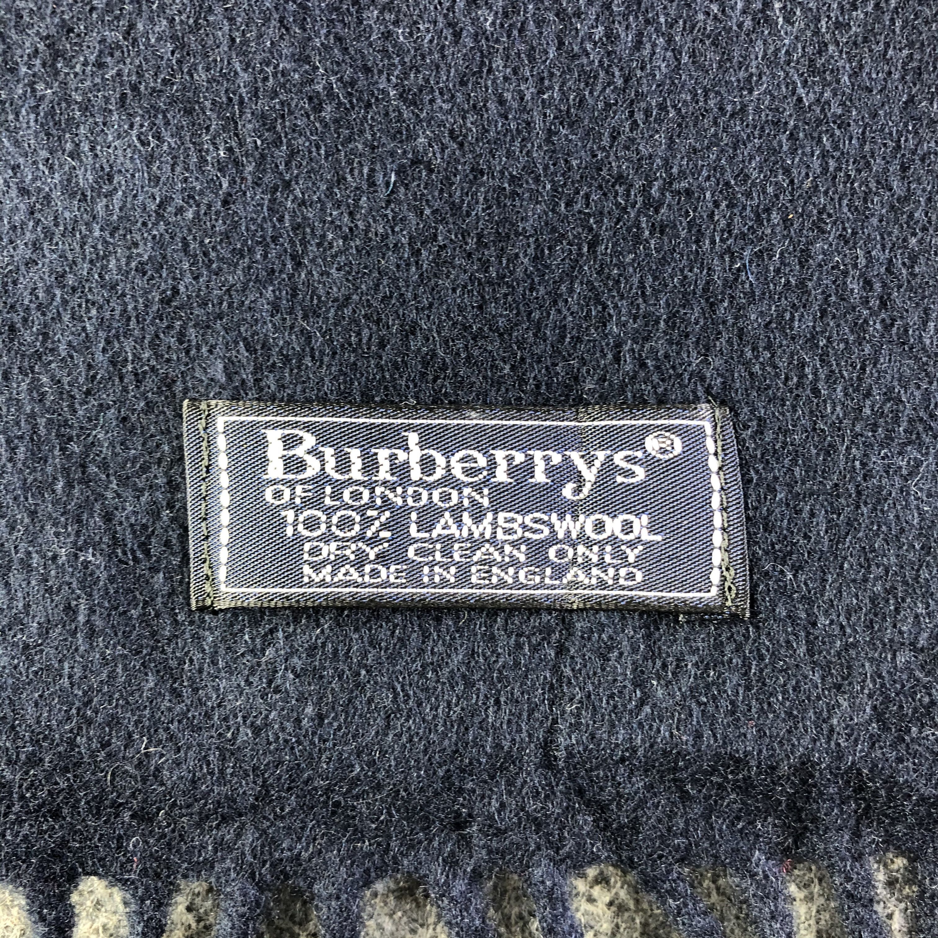 Burberry Burberrys Lambswool Scarf / Muffler / Neckwear Size ONE SIZE - 6 Thumbnail