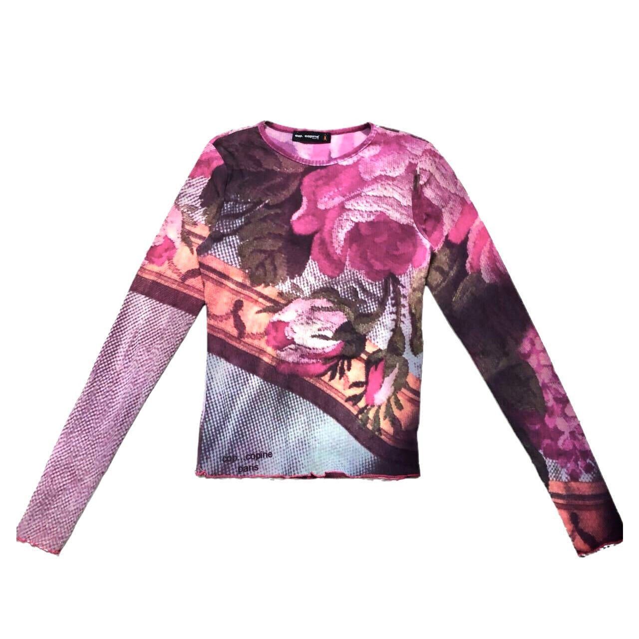 Cop Copine The Cop Copine Roses Mesh Top Size ONE SIZE - 1 Thumbnail