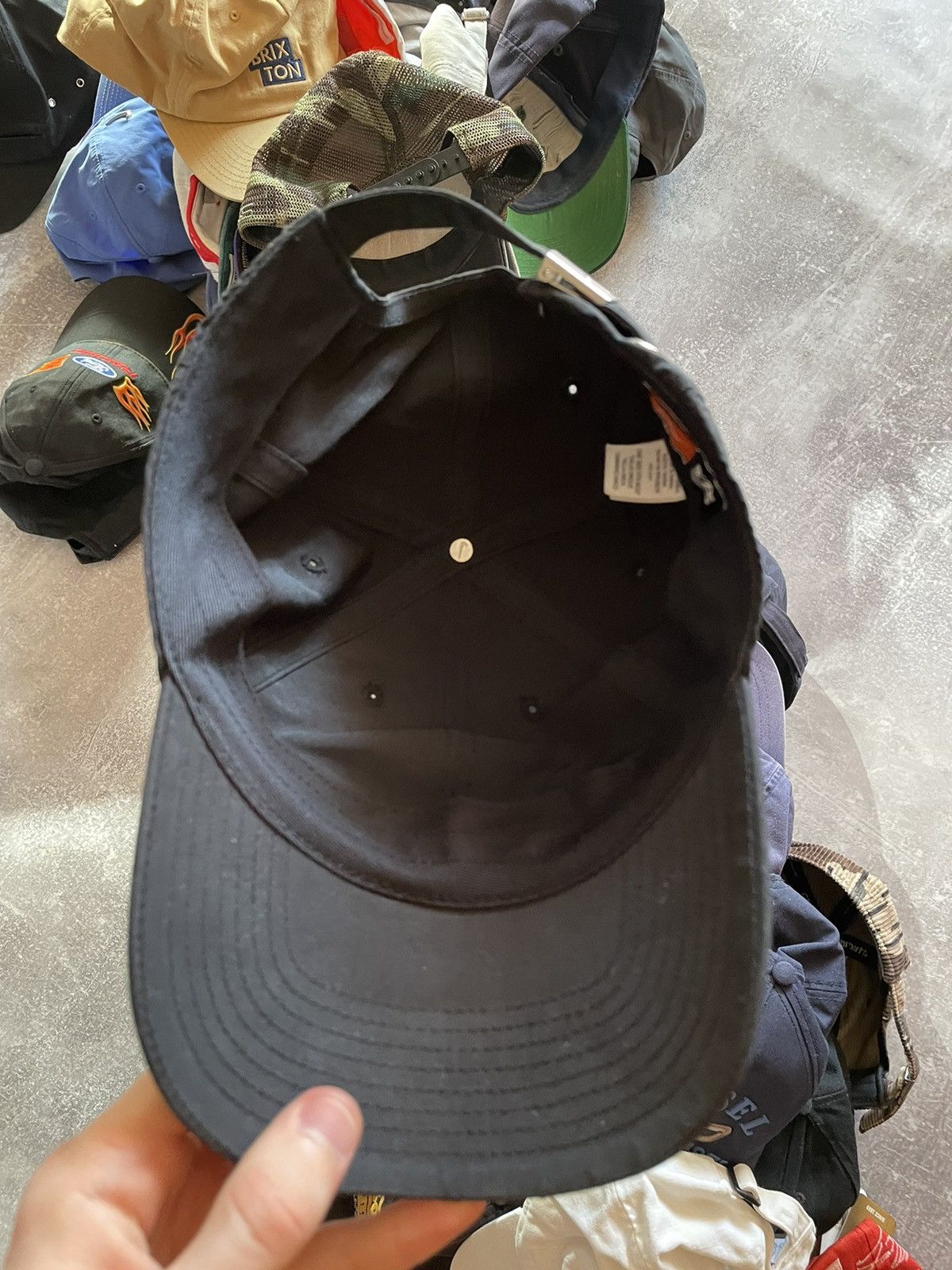 Nike × Vintage Vintage Nike Metal Swoosh Cap Size ONE SIZE - 6 Thumbnail