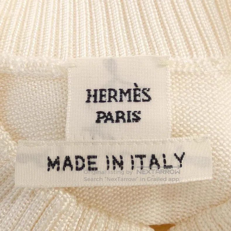 Hermes Hermes Cashmere, Wool, and Silk Blended Knit Sweater Size XXS / US 00 / IT 34 - 4 Thumbnail