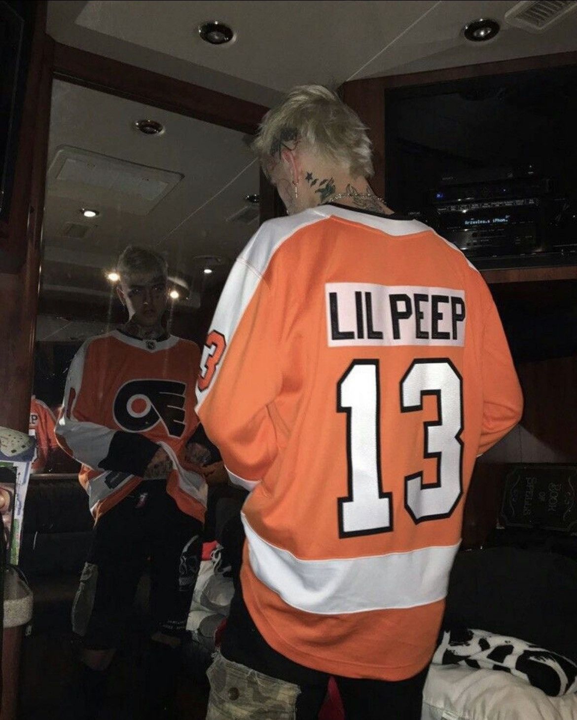 Lil Peep × NHL Adidas Philadelphia Flyers Lil Peep Gothboy Clique