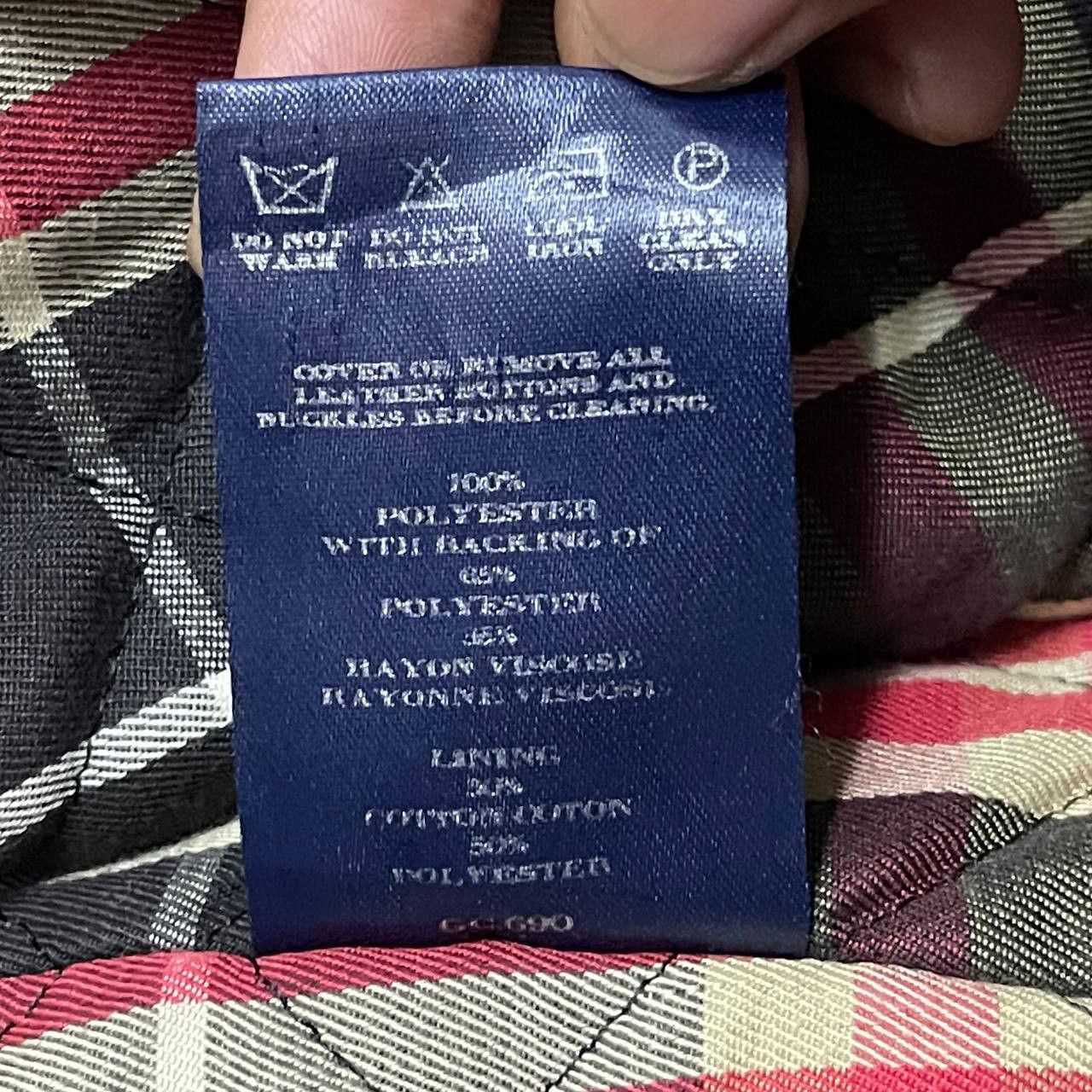 Burberry 🔥Pick🔥 Vtg Burberry London Red Nova Check Removable Hood Size US XL / EU 56 / 4 - 15 Thumbnail