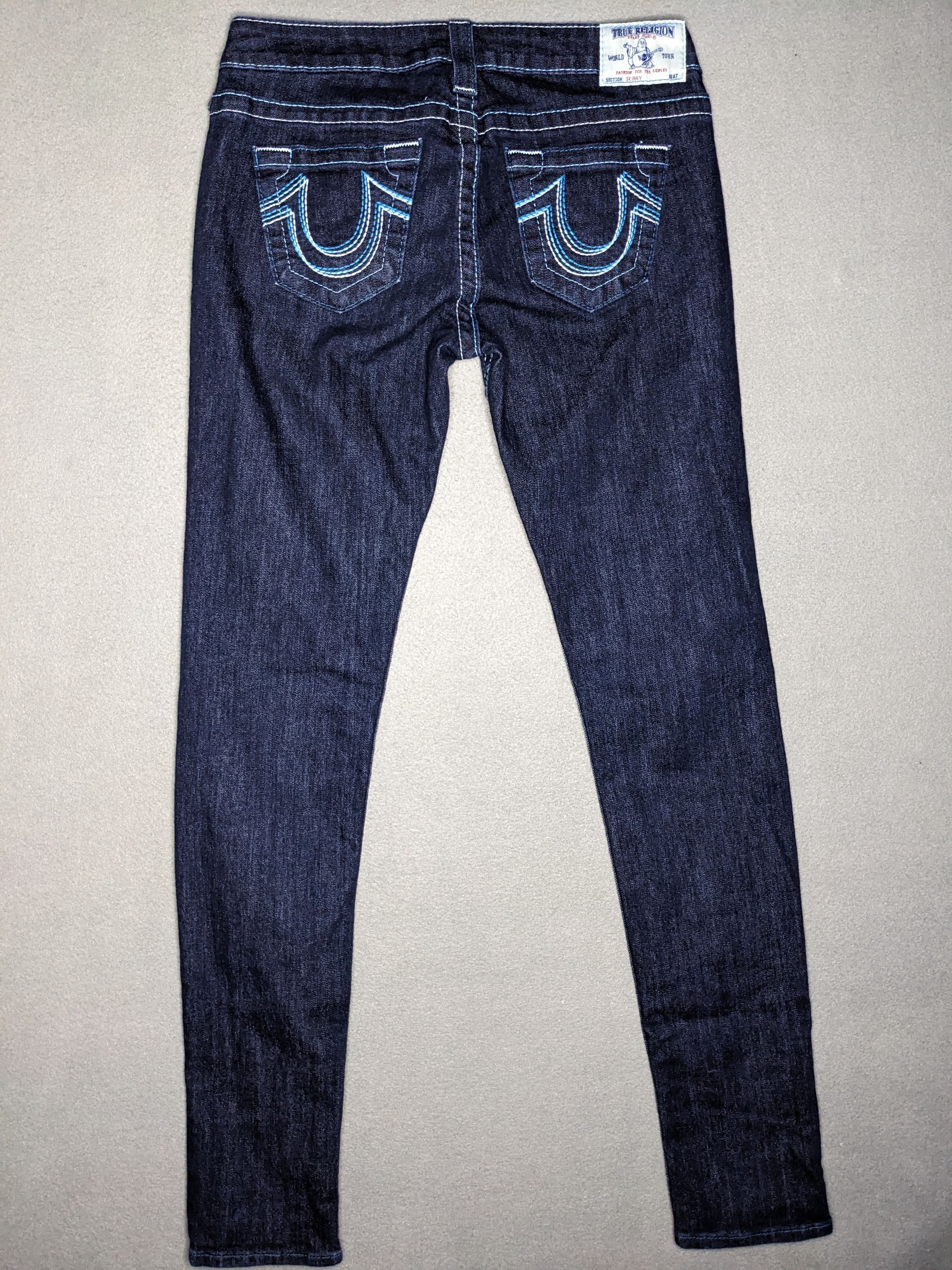 True Religion True Religion Low Rise Skinny Jeans 28x32 Slim Denim Y2K USA Size 28" / US 6 / IT 42 - 2 Thumbnail