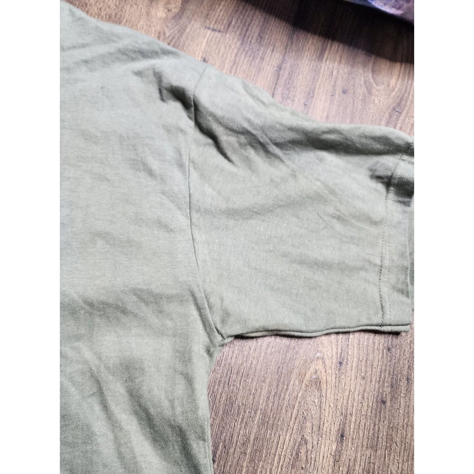 Vintage VINTAGE Lauri M Mens M PISA Italia 90s Art Cotton Embroidered Travel T-Shirt Green Size US M / EU 48-50 / 2 - 4 Thumbnail