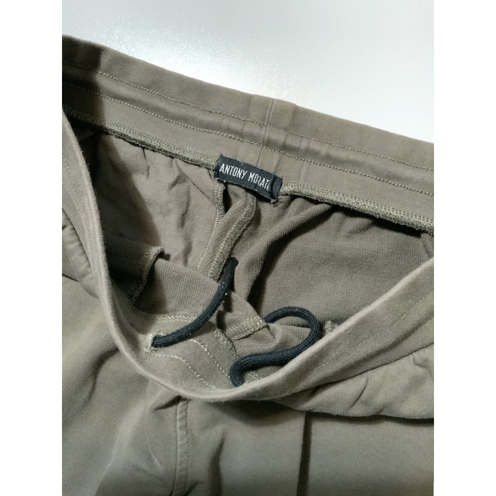Antony Morato VINTAGE Antony Morato Slim Fit Jogger Striped Sweat Pants Mens L Olive Green Black Slimming Activewear Pants Size US 33 - 5 Thumbnail