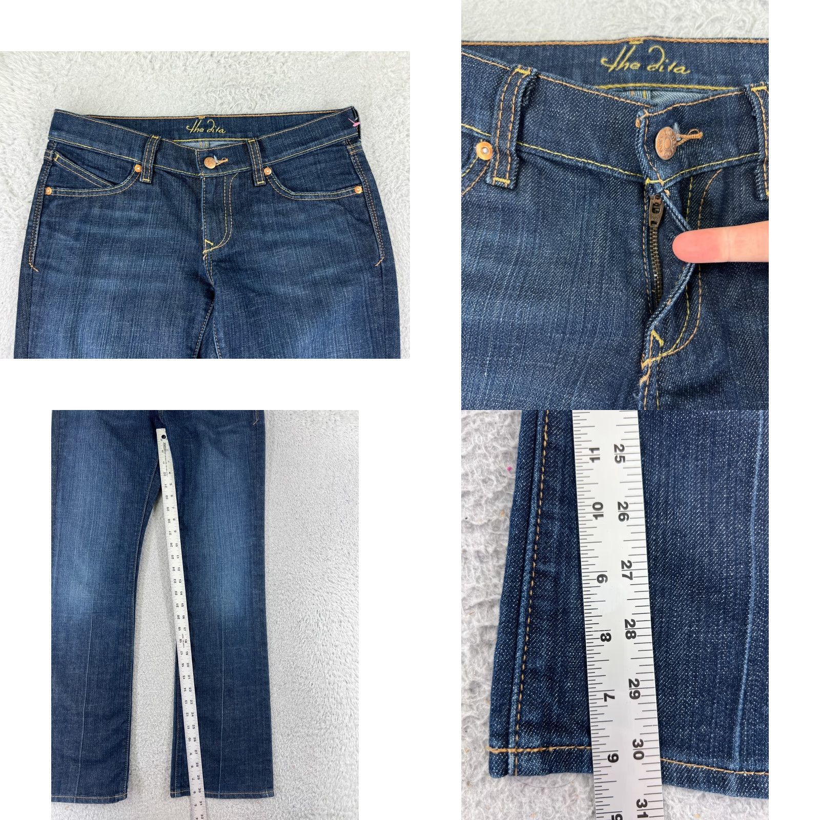 Old Navy VINTAGE Old Navy Jeans Women 6 Blue Denim Bootcut 30 In Inseam Regular Stretch Slimming 5-Pocket Design Cotton Blend Blue Womens Jeans Size 28" / US 6 / IT 42 - 8 Thumbnail