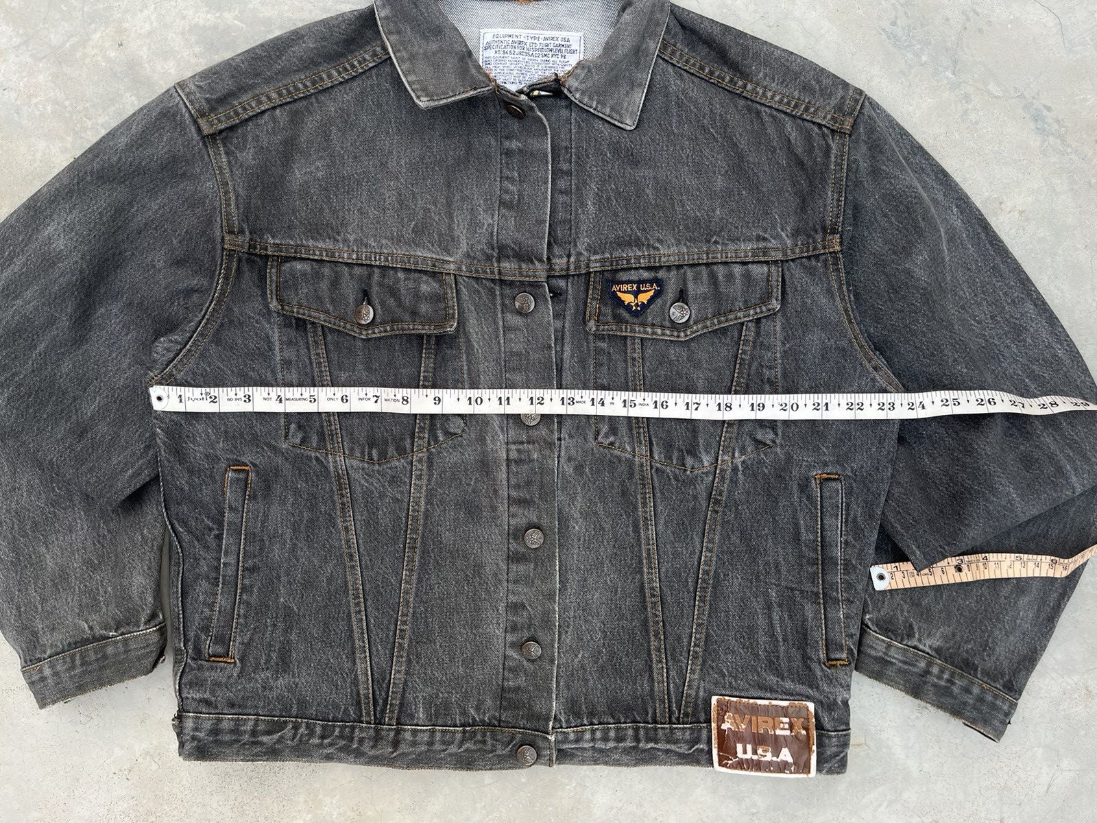 Avirex RARE VINTAGE AVIREX DENIM JACKET 🇺🇸 Size US S / EU 44-46 / 1 - 6 Thumbnail