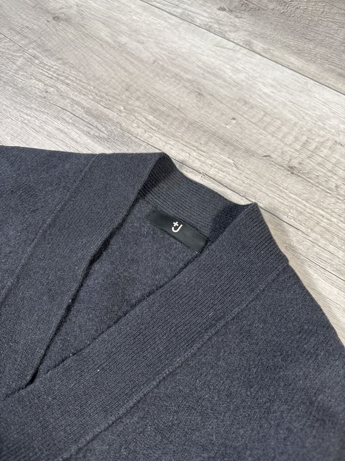 Jil Sander × Uniqlo Jil Sander x Uniqlo +J Wool Cardigan Black Gray Oversized Size US L / EU 52-54 / 3 - 3 Thumbnail