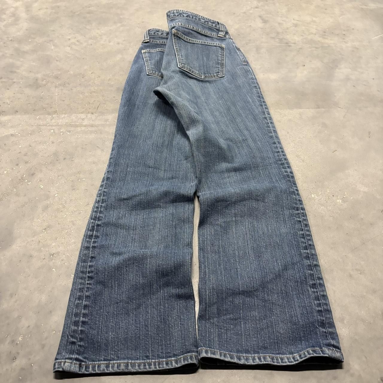 Japanese Brand × Vintage Crazy Vintage Y2K/2000s Grunge Dark Wash Denim Jeans! Size US 29 - 4 Thumbnail