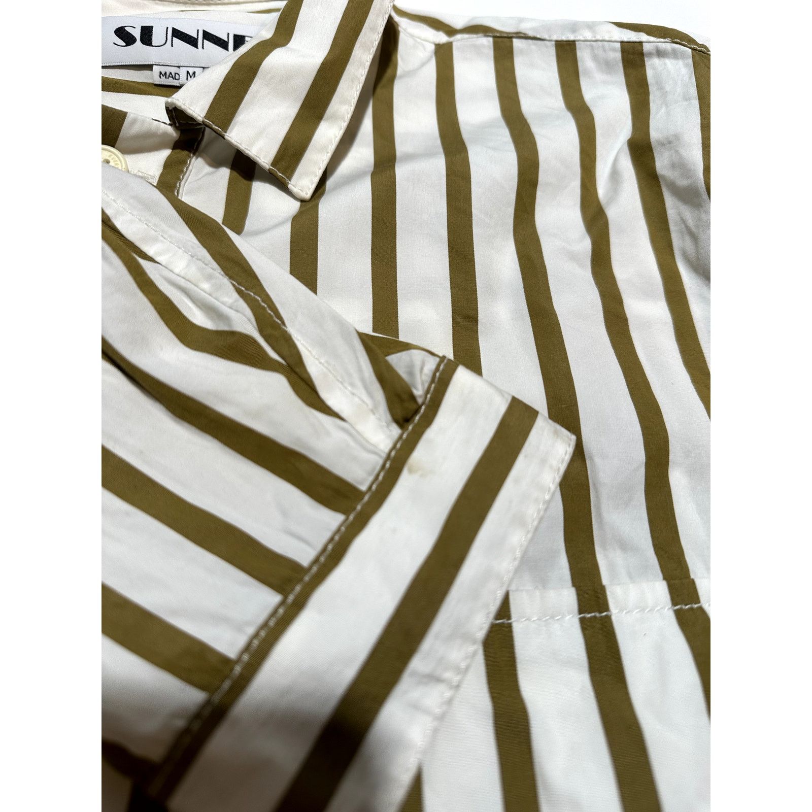 Sunnei Sunnei Striped 3/4 Button Up Size US L / EU 52-54 / 3 - 7 Thumbnail
