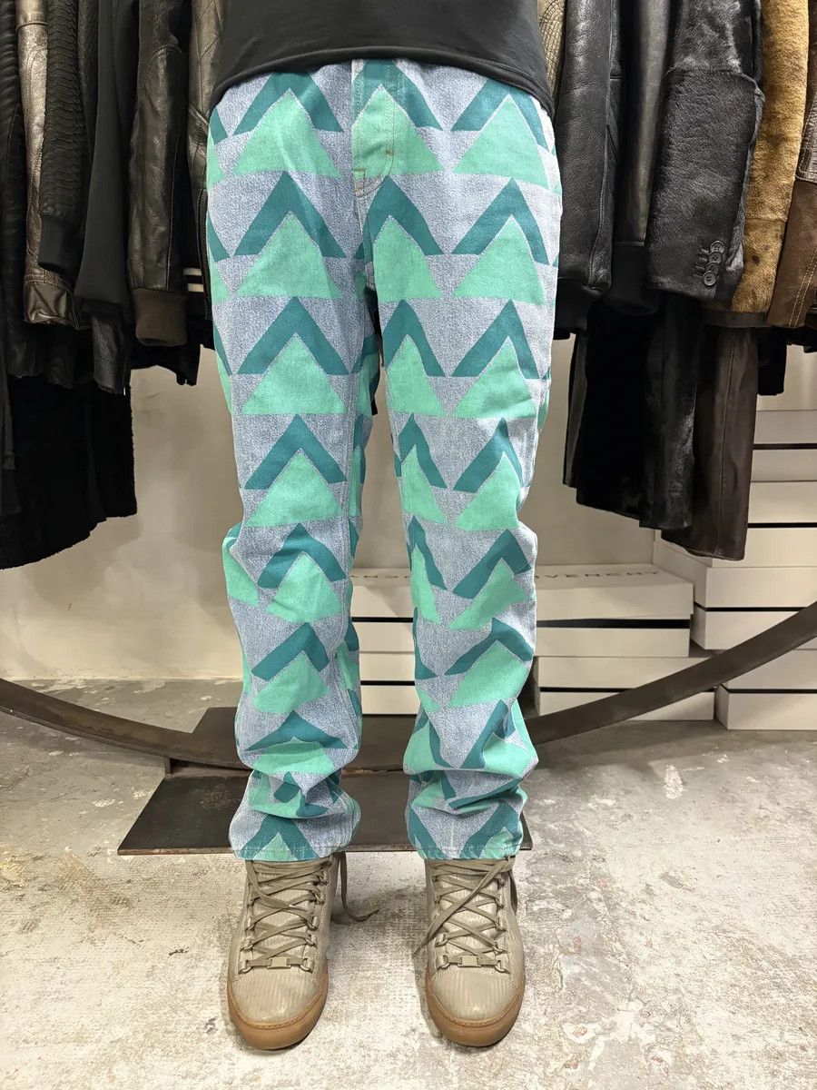 Acne Studios Acne Studios Bla Konst Land Print Denim Jeans Size US 31 - 1 Thumbnail