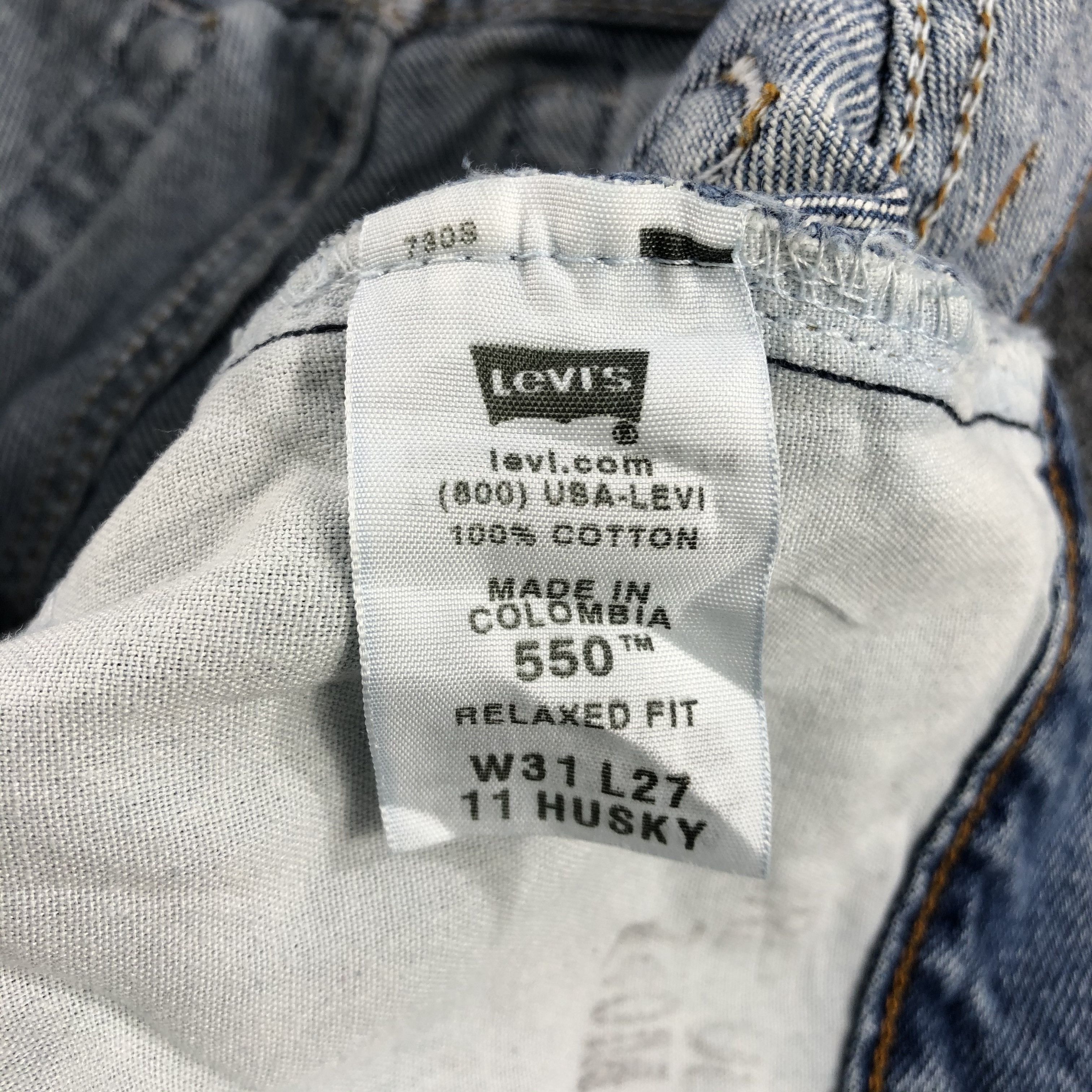 Levi's Vintage Blue Wash Levis 550 Jeans-J1394 Size US 31 - 10 Thumbnail