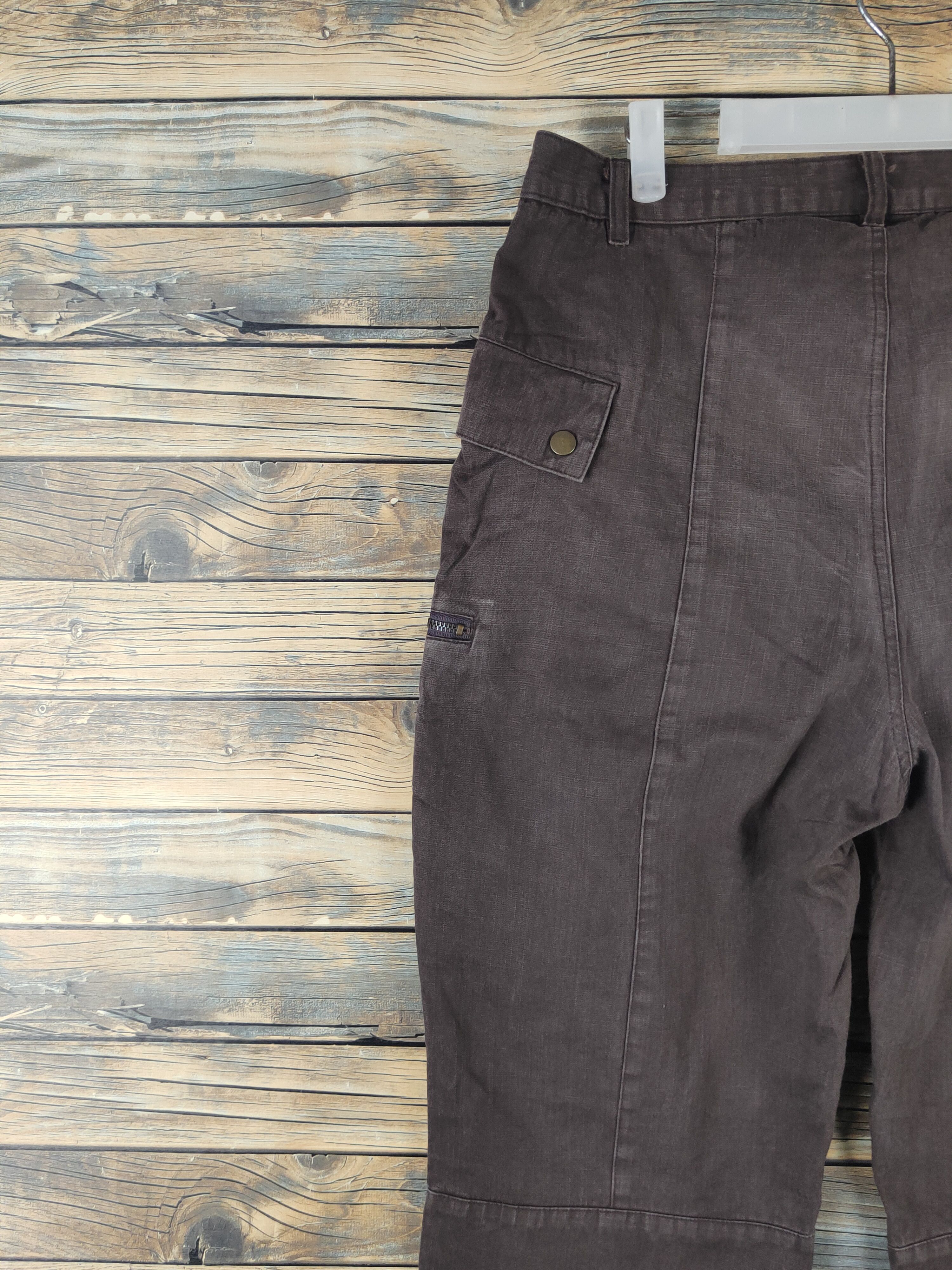 Japanese Brand DL Coward Brown Multipocket Cargo Pants #2150 Size US 32 / EU 48 - 8 Thumbnail