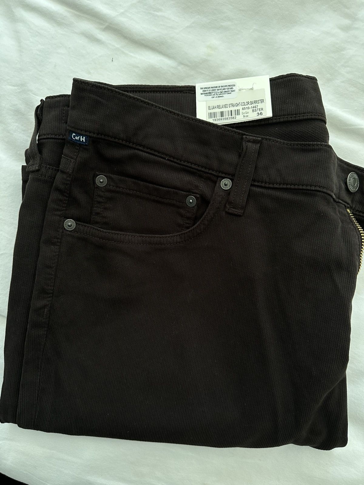 Citizens Of Humanity The Elijah Corduroy pants Size US 36 / EU 52 - 1 Thumbnail