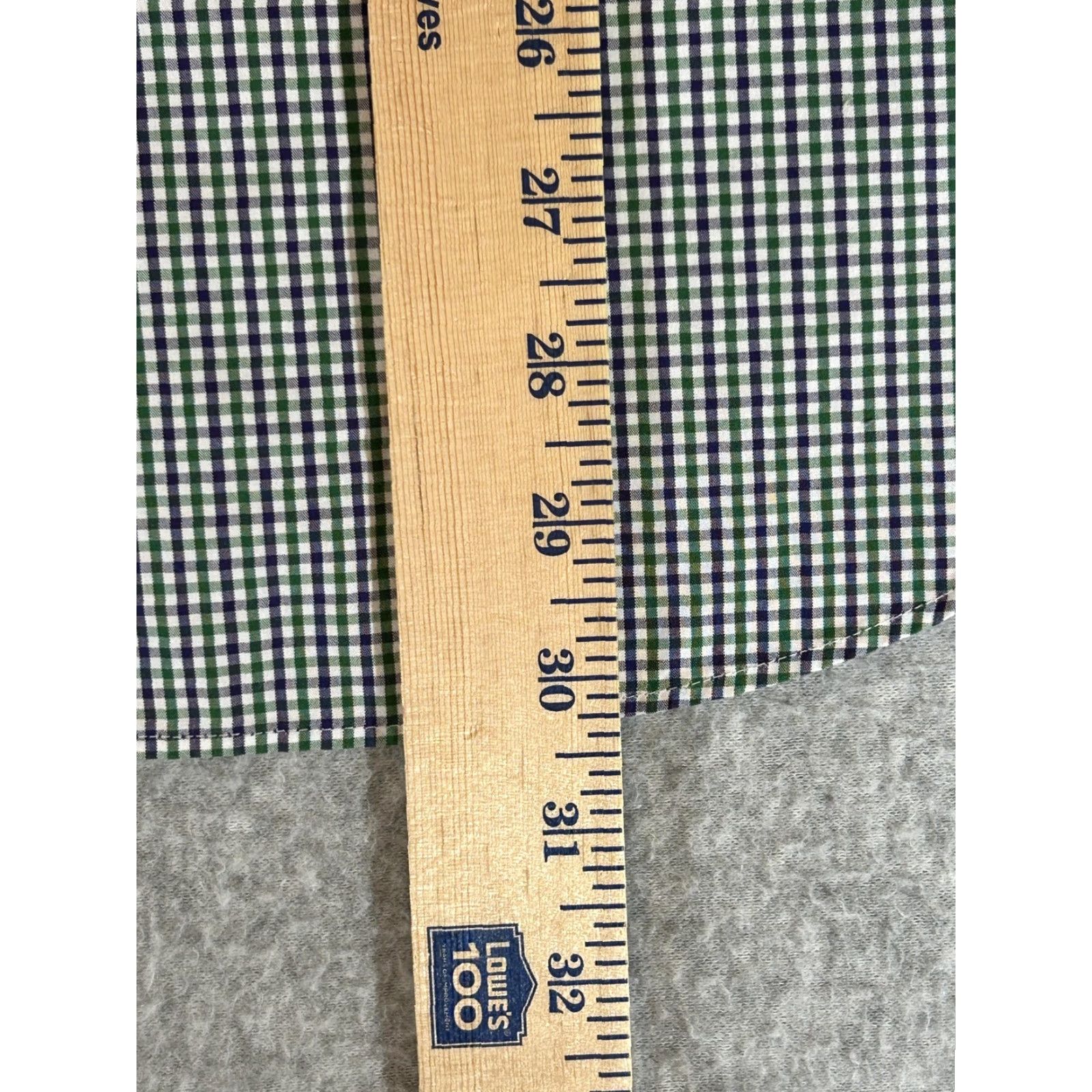 Todd Snyder Todd Snyder Shirt Men 16.5 Gingham Long Sleeve Dress Business Large 34/35 Green Size 46R - 6 Thumbnail