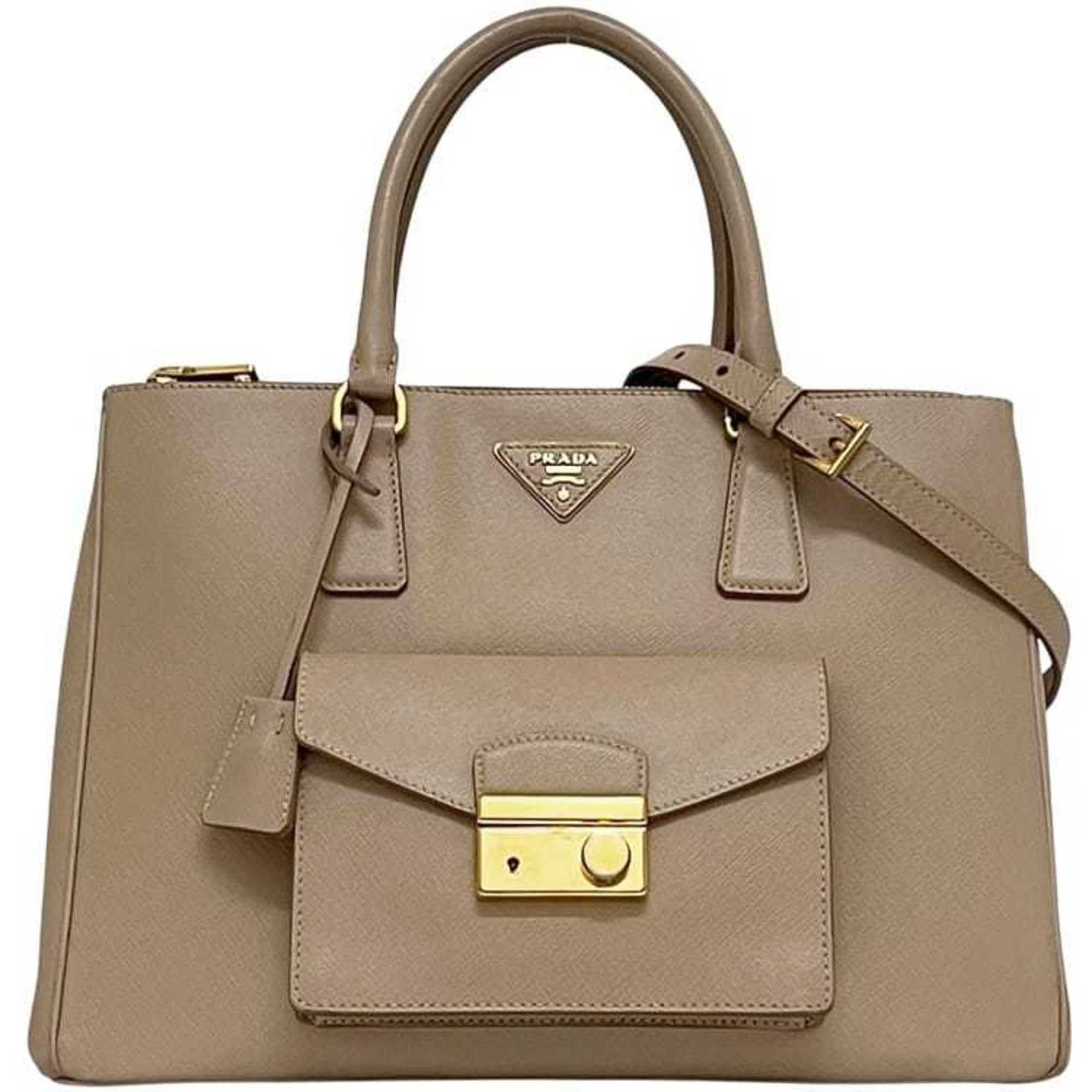Prada Prada 2-way bag f-24668 beige CAMMEO BN2674 Saffiano leather 7 PRADA shoulder bag, handbag, women's crossbody Size ONE SIZE - 1 Thumbnail