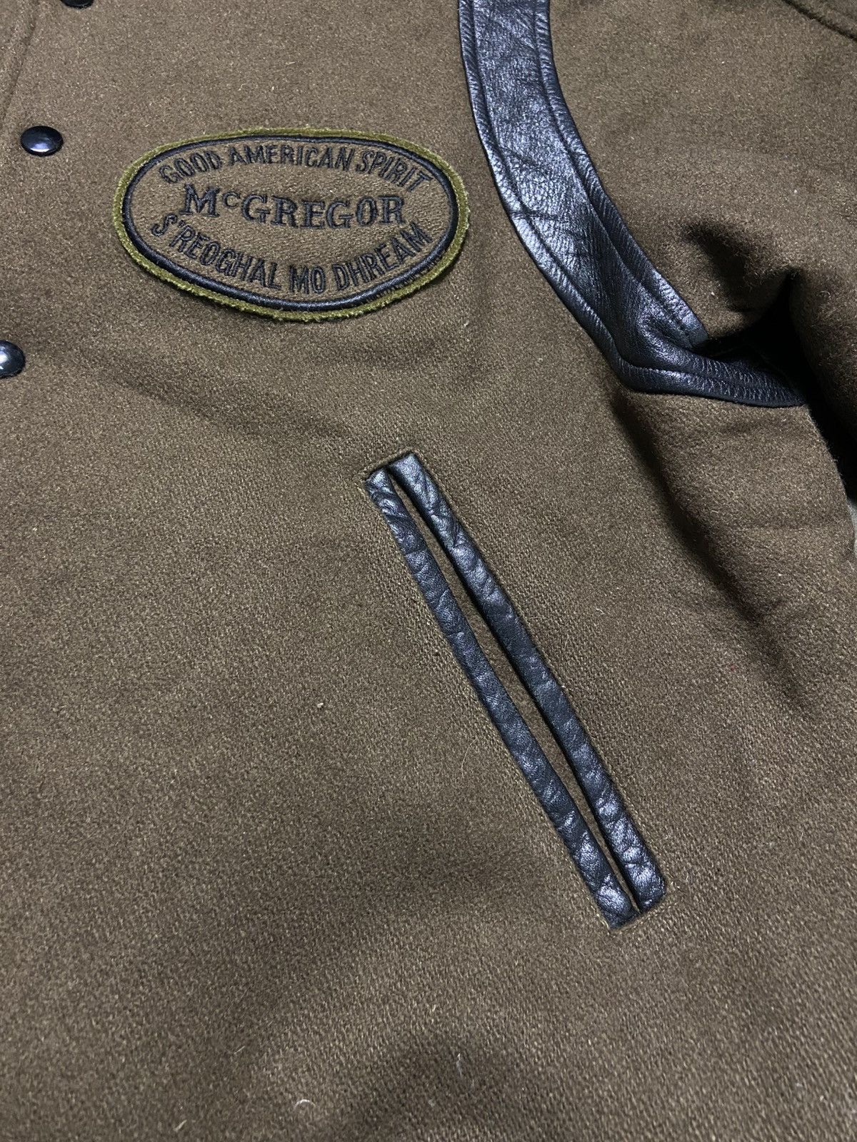 McGregor 🔥🔥 Vintage McGregor Good American Spirit Woll Bomber Jacket Size US L / EU 52-54 / 3 - 7 Thumbnail