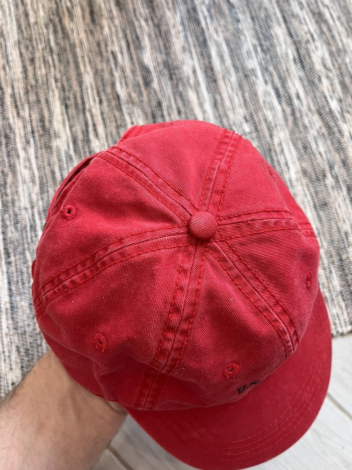 U.S. Polo Assn. × Vintage Vintage cap US Polo uspa fade red 5 panel USA Size ONE SIZE - 7 Thumbnail