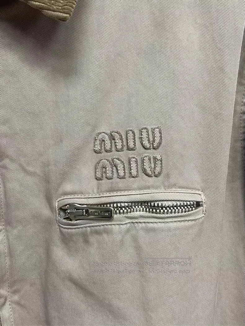 Miu Miu Miumiu Khaki Corduroy Detroit Jacket. Size US S / EU 44-46 / 1 - 3 Thumbnail