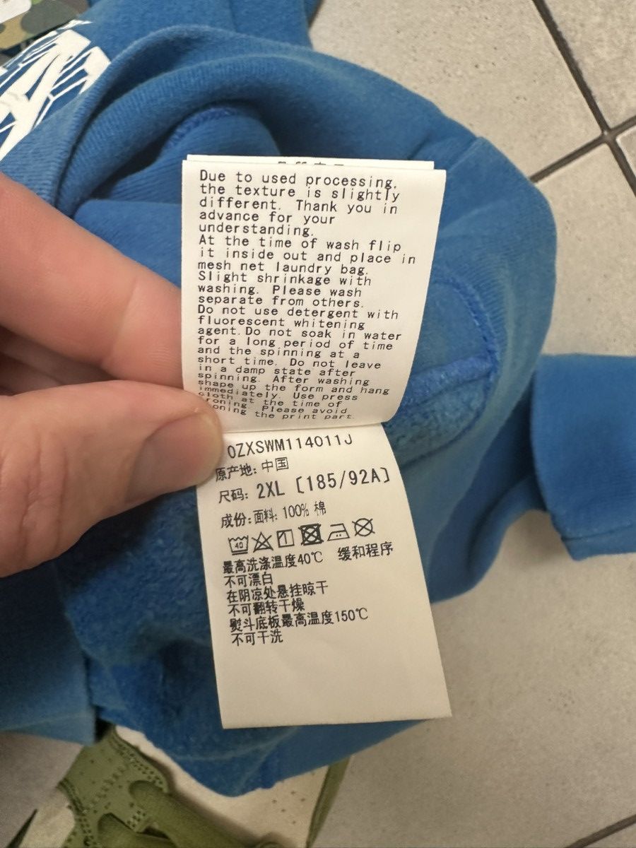 Bape Bape blue hoodie Size US XXL / EU 58 / 5 - 11 Thumbnail